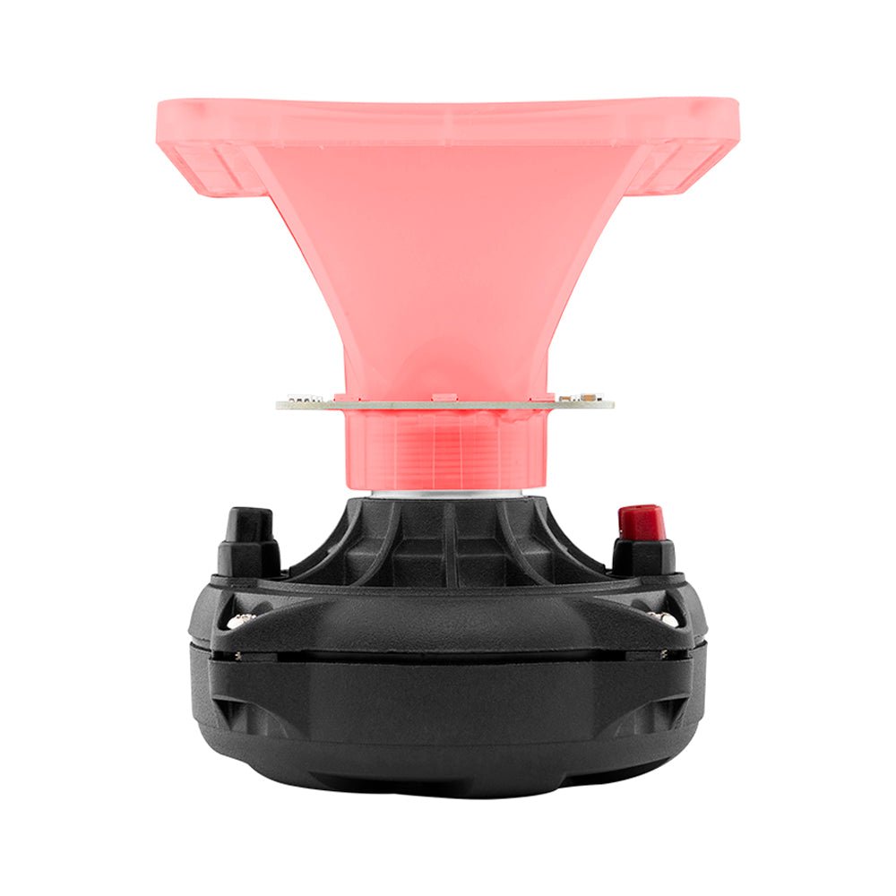 DS18 PRO-H44CL 1" Throat Transparent Plastic Driver Horn With RGB Lights