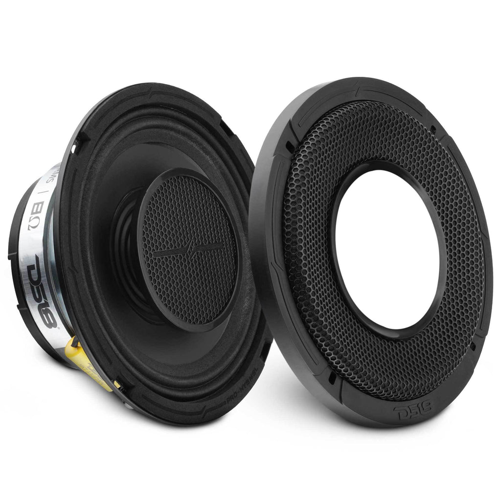 PRO 6.5" Shallow Coaxial Hybrid Mid-Range Loudspeaker with Built-in Driver | 150W RMS 8-Ohm