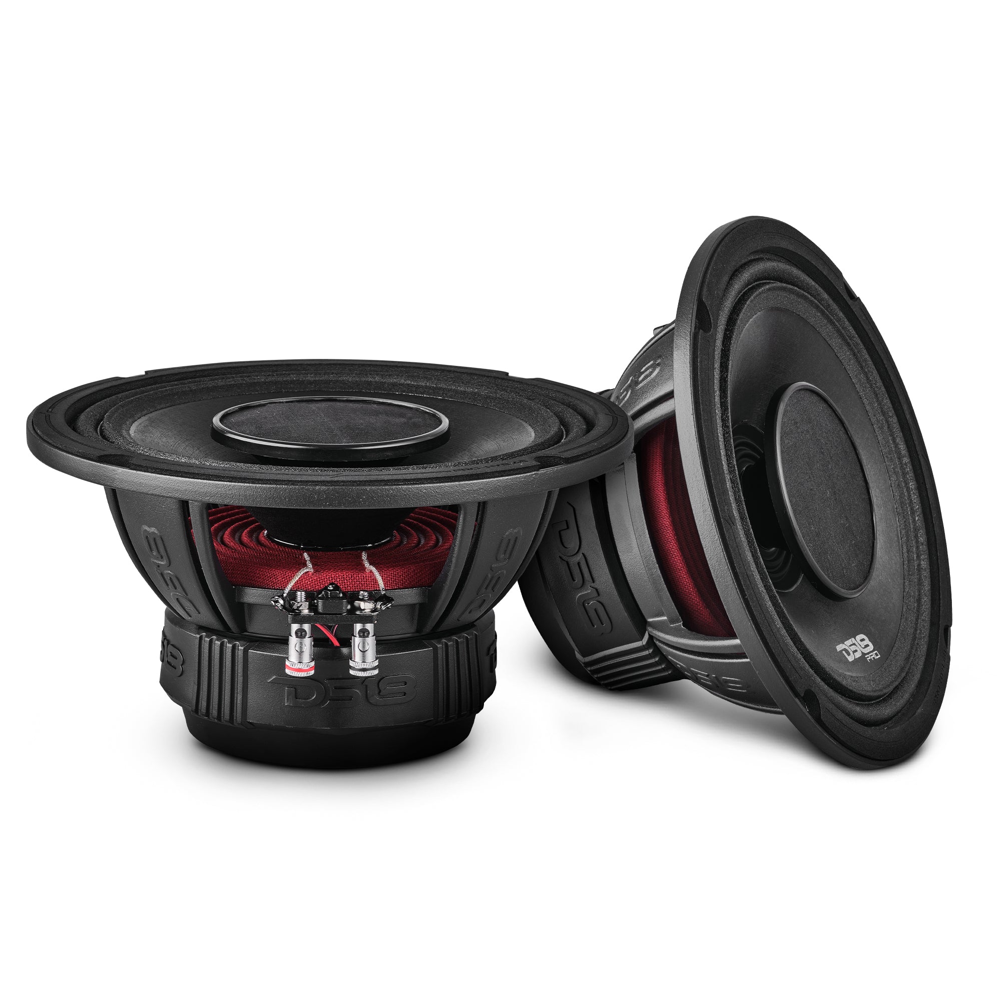 PRO 8" Coaxial Hybrid Mid-Range Water resistant Cone Loudspeaker with Built-in Driver 250 Watts Rms 4-Ohm