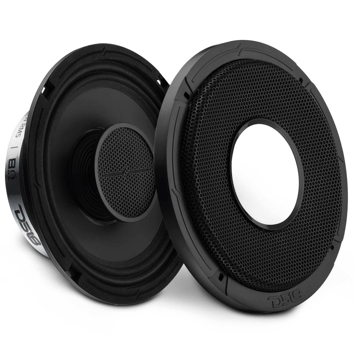 PRO 8" Shallow Coaxial Hybrid Mid-Range Loudspeaker with Built-in Driver | 200W RMS 8-Ohm