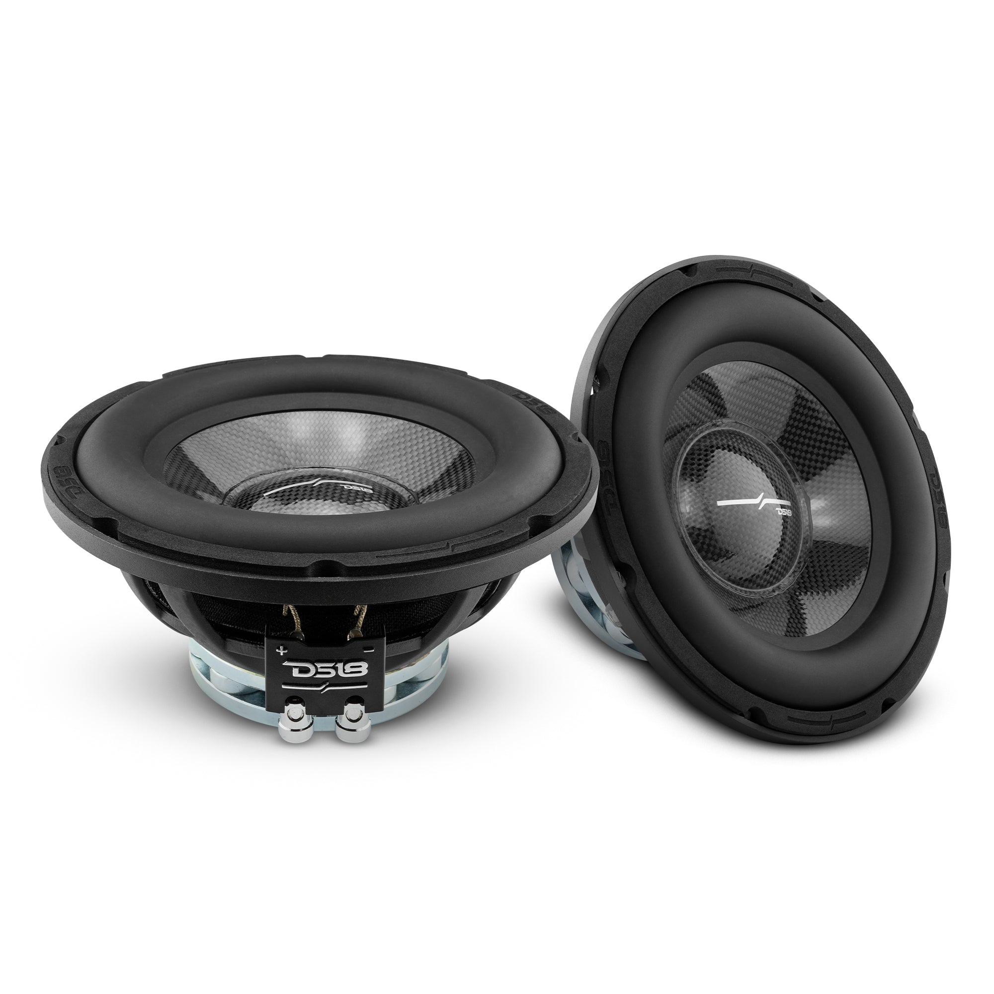 PRO 8" Neodymium Water resistant Carbon Fiber Cone Mid-Bass Woofer 250 Watts Rms 4-Ohm