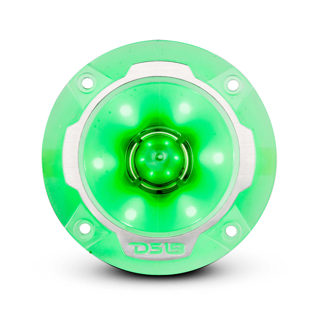 3.8" Super Bullet Tweeter 120 Watts 1" Aluminum 4-Ohm Vc with RGB LED Lights