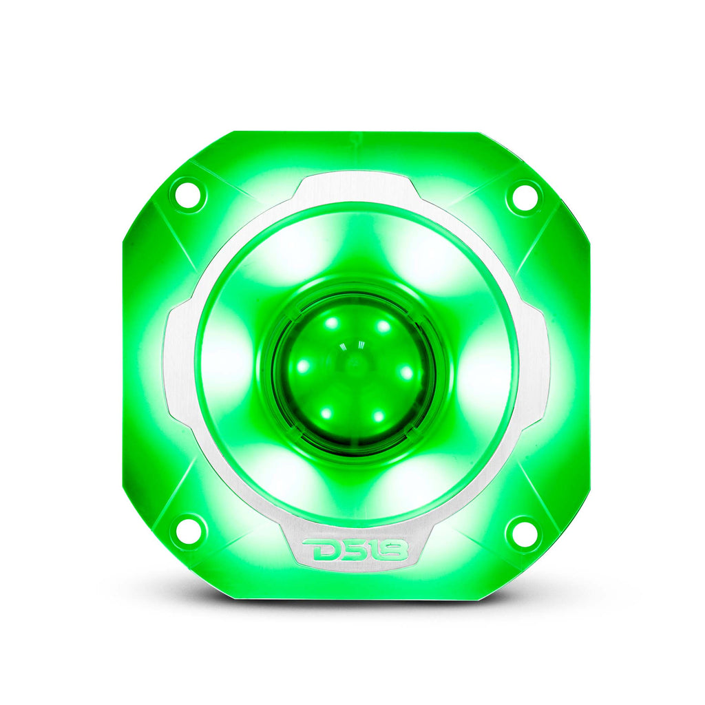 4" Super Bullet Tweeter 250 Watts 1.5" Titanium 4-Ohm Vc with RGB LED Lights