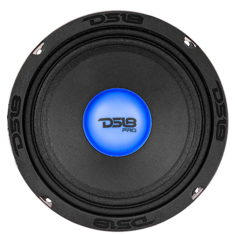 PRO-X 6.5" Mid-Range Loudspeaker with RGB Light Dust Cap 250 Watts Rms 4-Ohm
