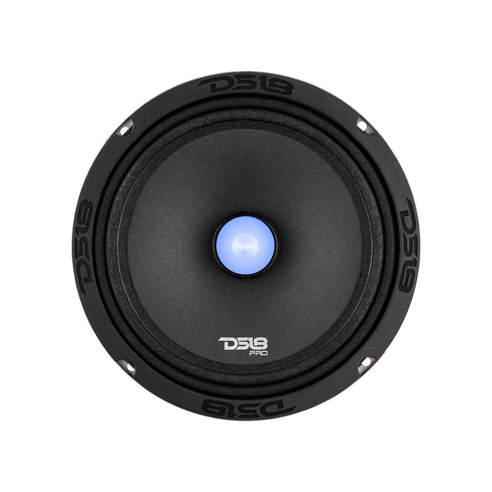PRO-X 8" Mid-Range Loudspeaker with RGB Light Bullet 275 Watts Rms 4-Ohm