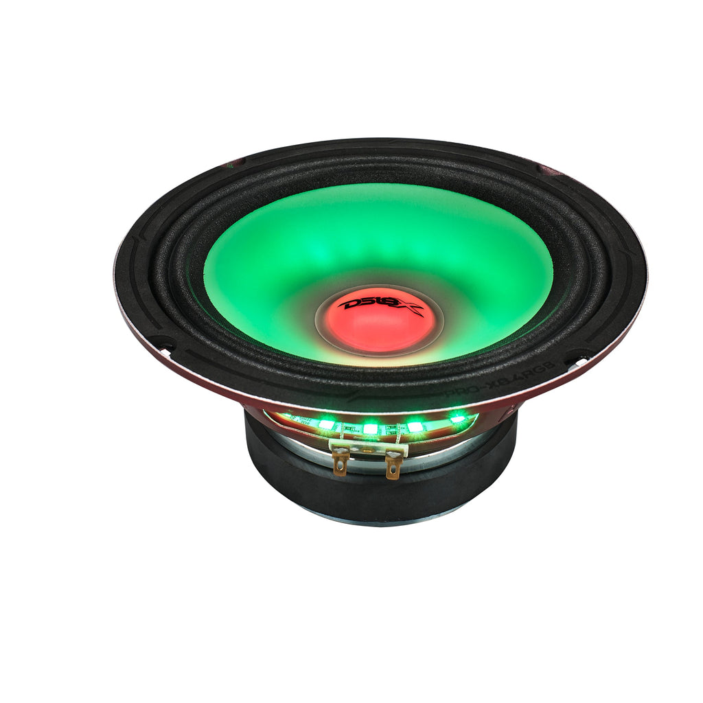 8" Mid-Range Loudspeaker with Dual RGB LED For Cone & Dust Cap 275 Watts 4-Ohm