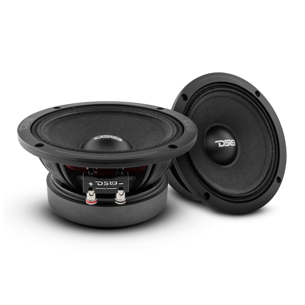 PRO-ZXI 6.5" Mid-Range Loudspeaker With Neodymium/Ferrite Magnets 300 Watts Rms 8-Ohm