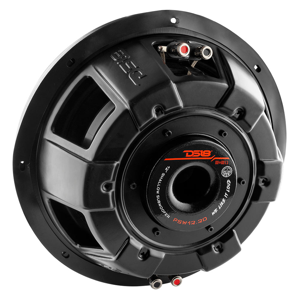 PS Shallow-Mount Water Resistant 12" Subwoofer | 600W RMS DVC 2-Ohm