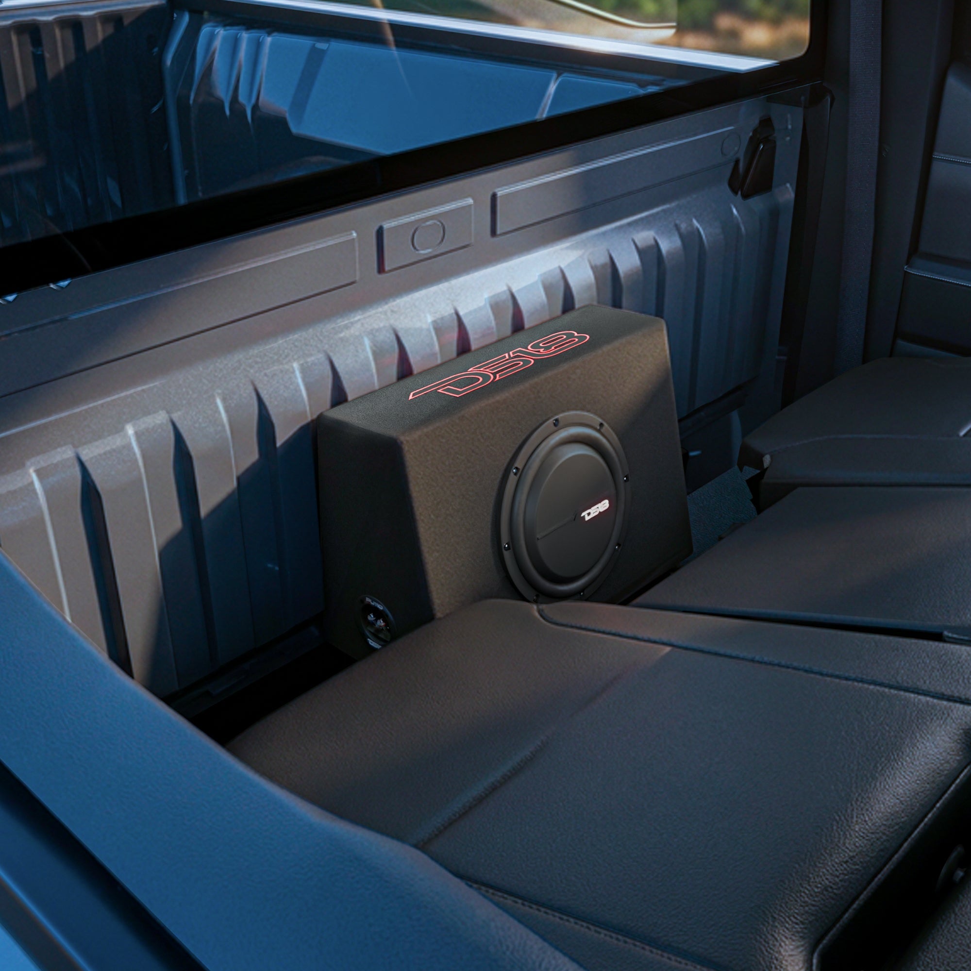 10” Shallow Subwoofer Enclosure for Pickup Trucks
