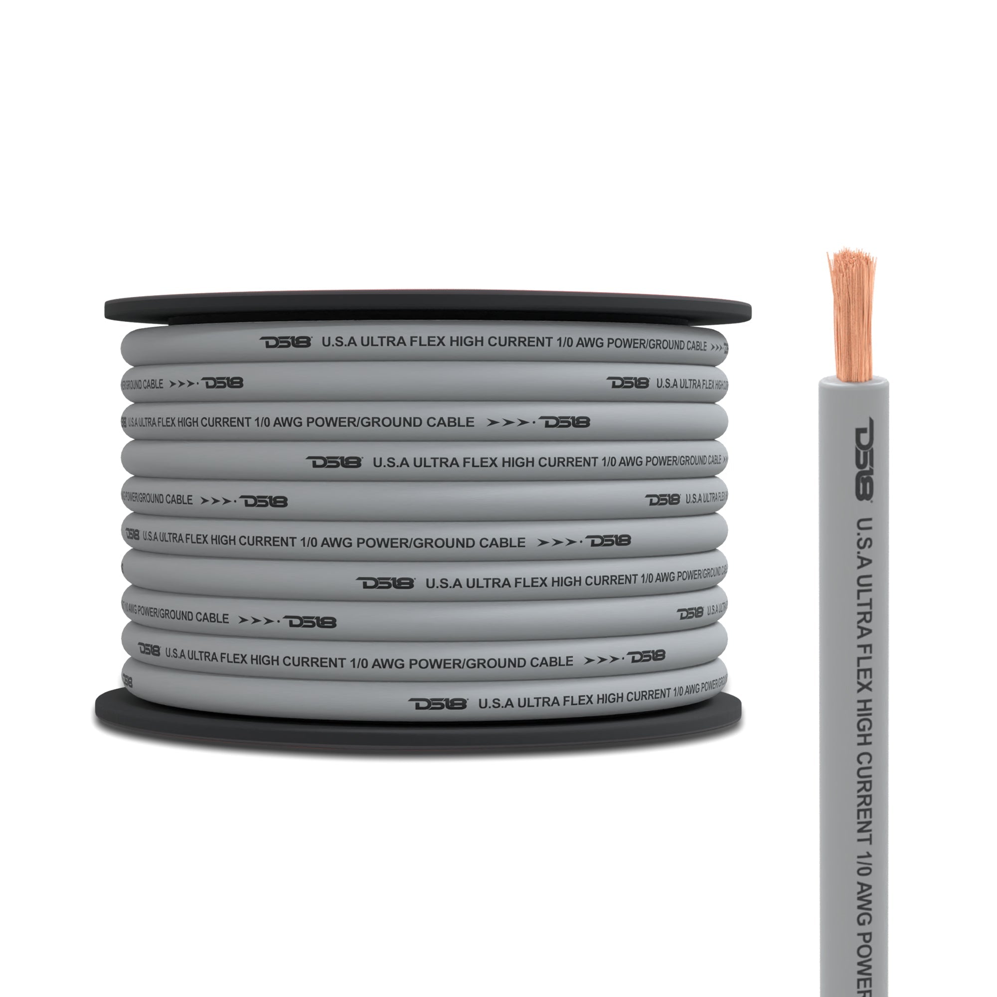 8-GA CCA Ground, Power Cable, 250 Feet