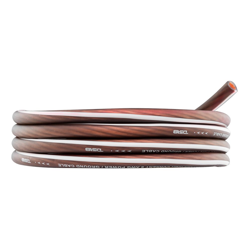 4-GA Ultra Flex Power Wire 5ft Black And 20ft Red