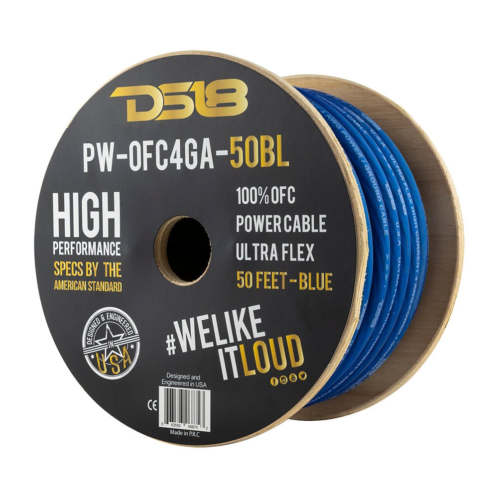 4-GA 100% OFC Ground, Power Cable, 50 Feet
