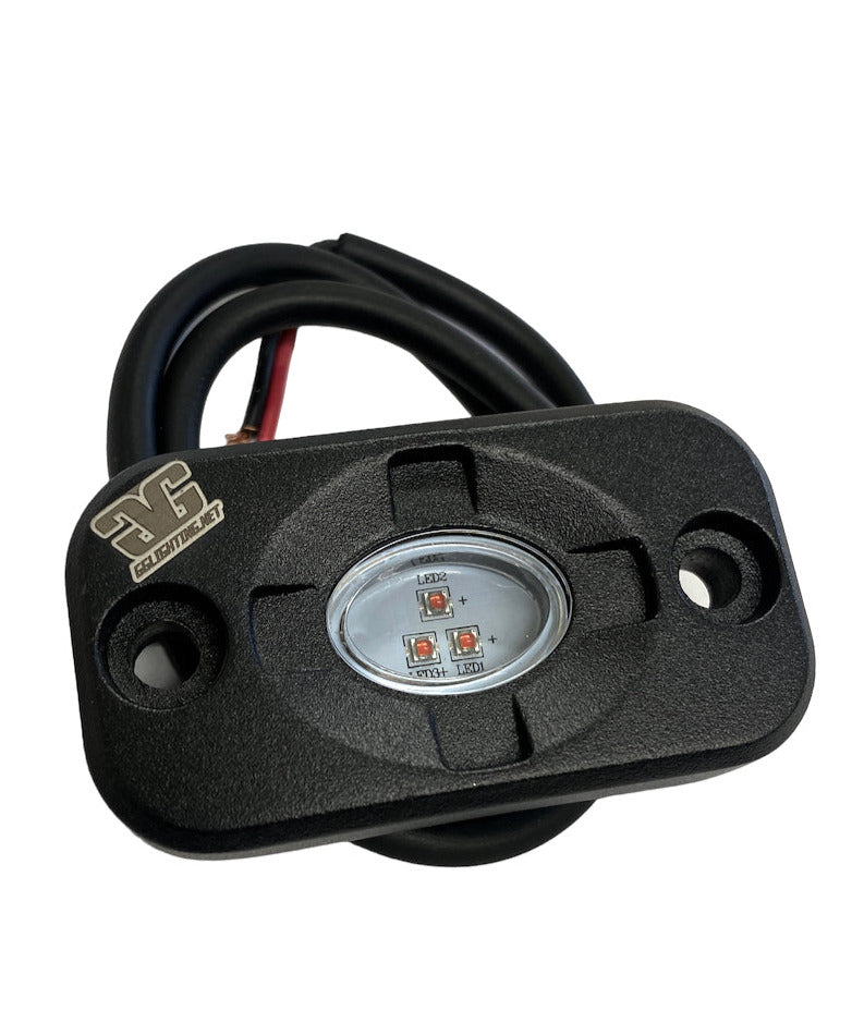 RL15 LED Rock Light Dome Light for Jeep 4x4 Underglow Rock Crawling