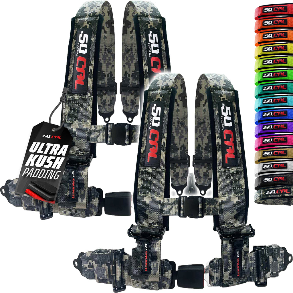 Pro Series 2" & 3" 4 point Harness with push button release