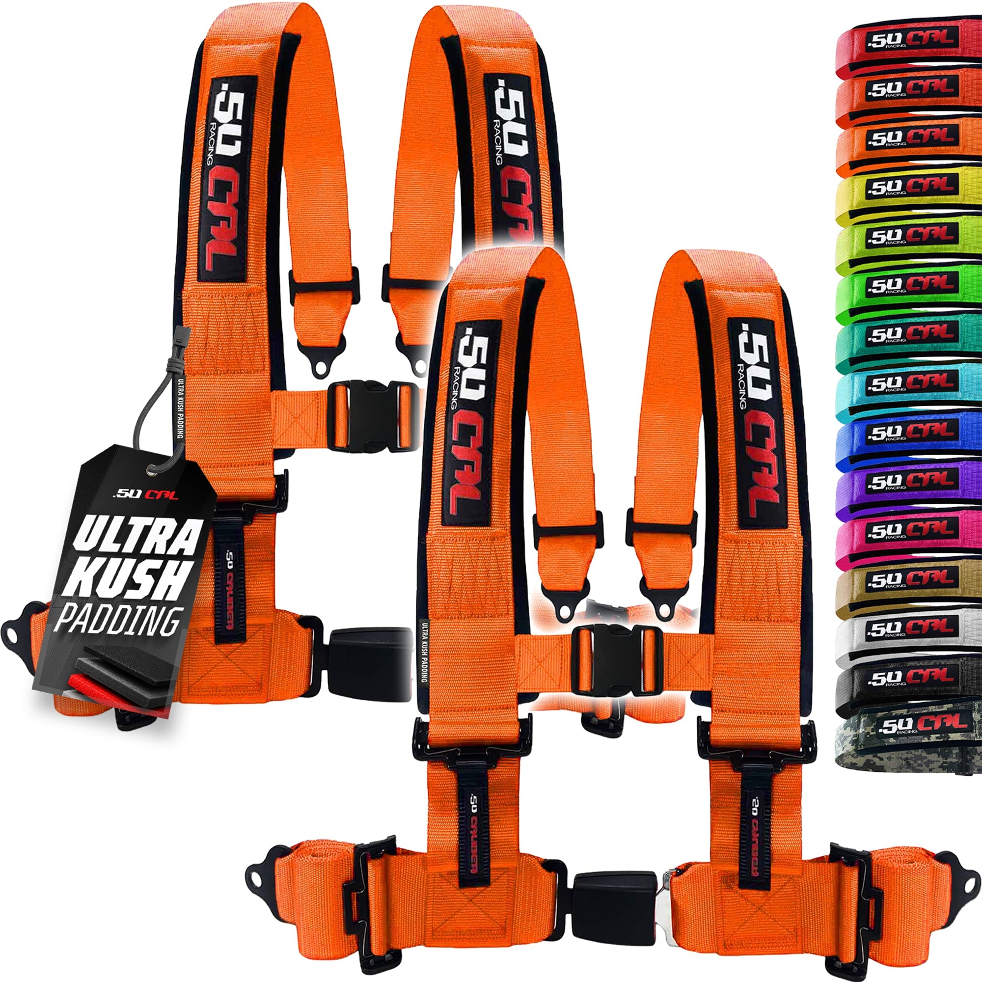 Pro Series 2" & 3" 4 point Harness with push button release