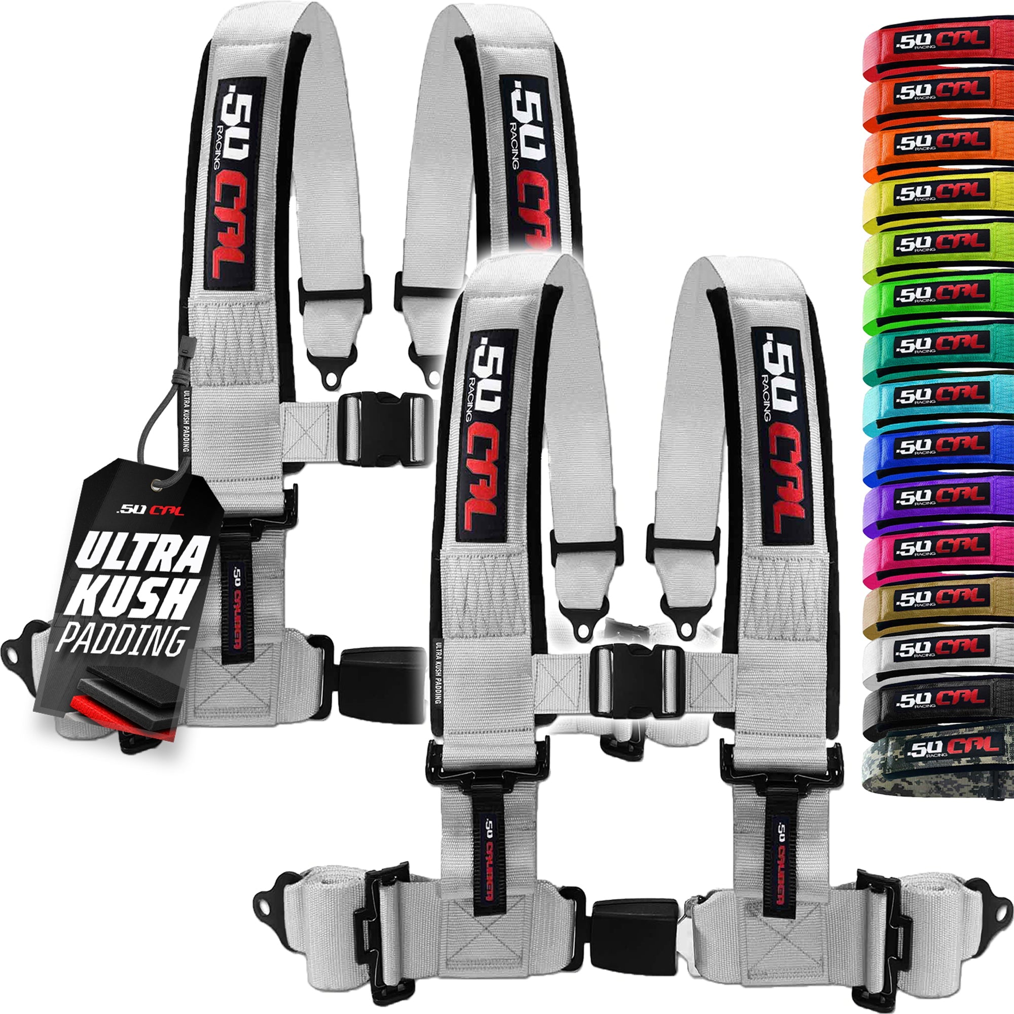 Pro Series 2" & 3" 4 point Harness with push button release
