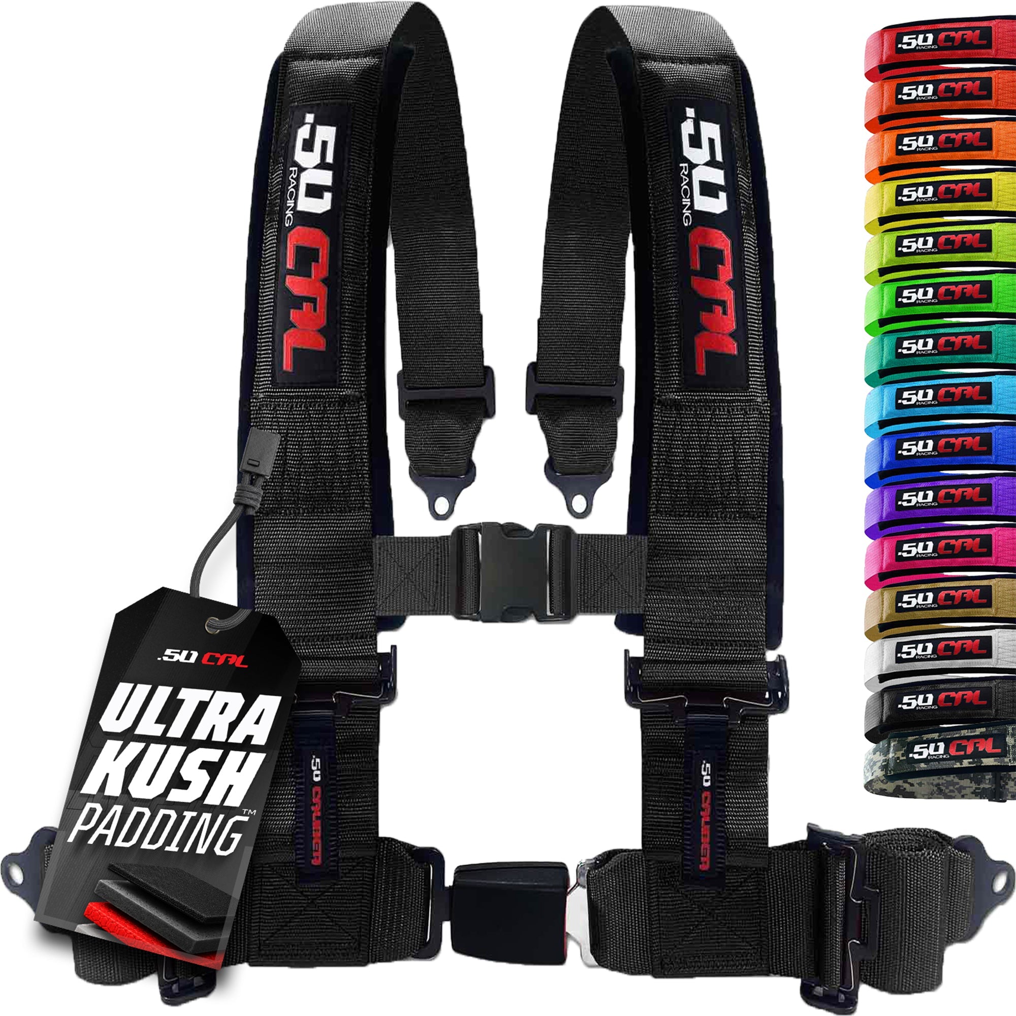 Pro Series 4 point Harness with push button release 2" & 3" available
