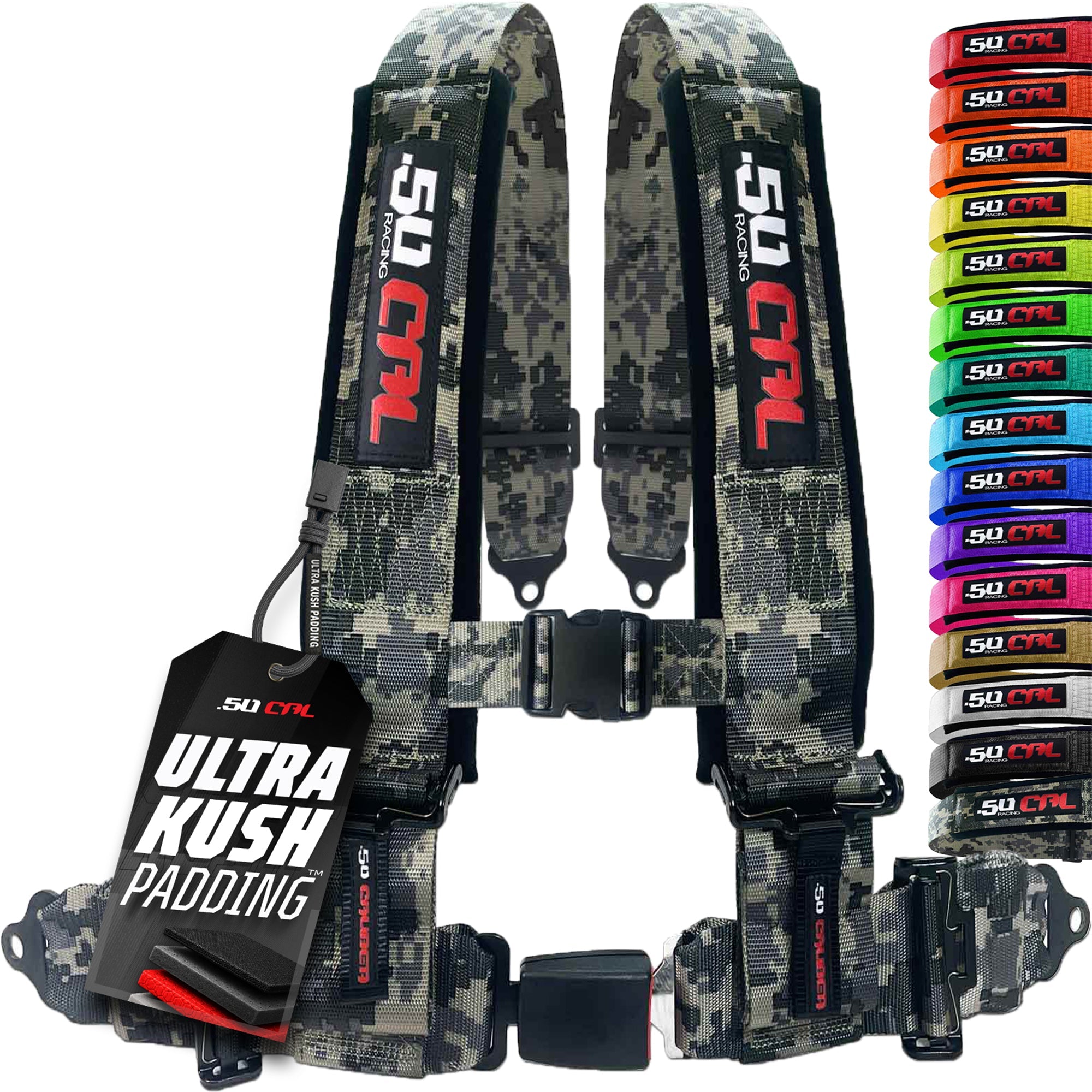 Pro Series 4 point Harness with push button release 2" & 3" available