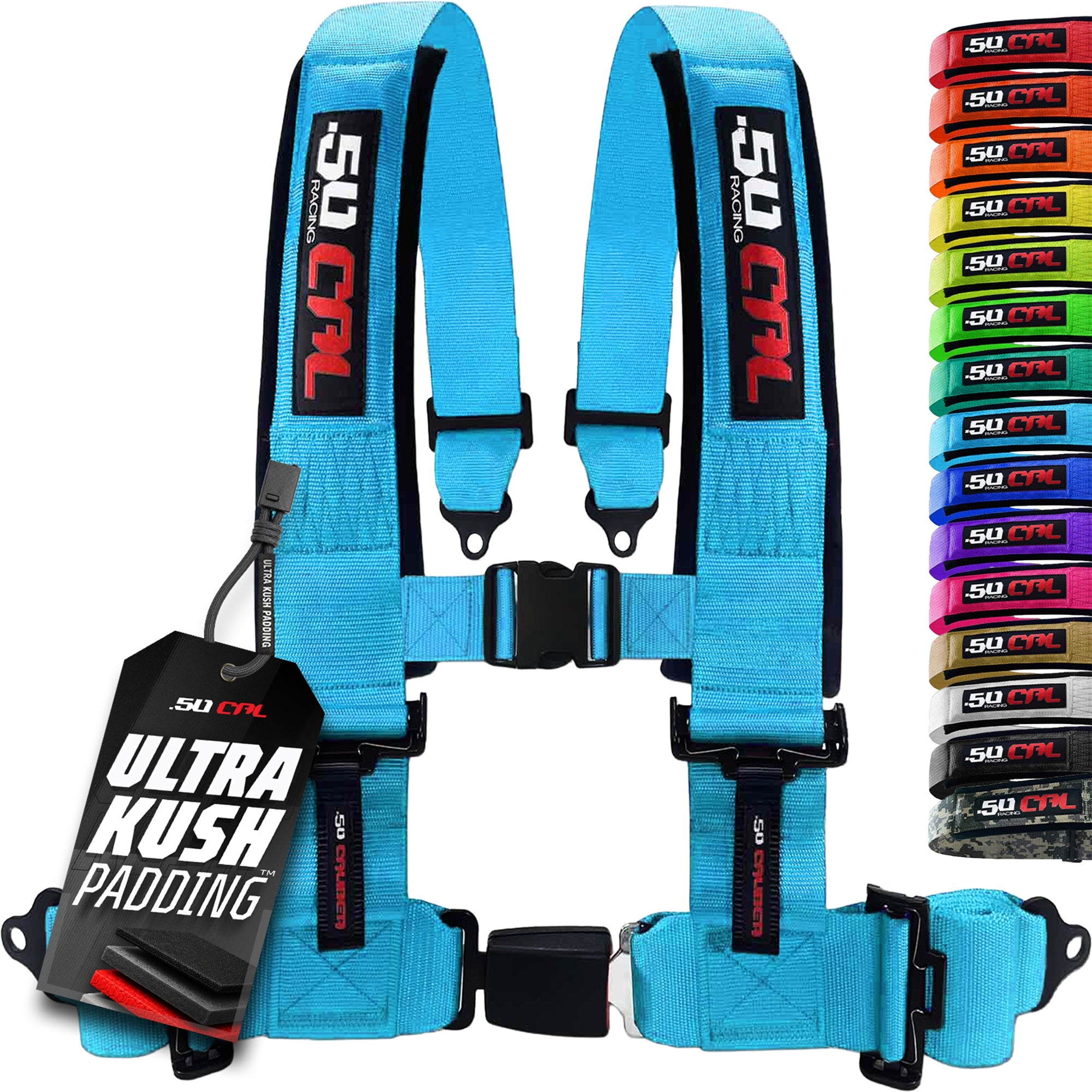Pro Series 4 point Harness with push button release 2" & 3" available