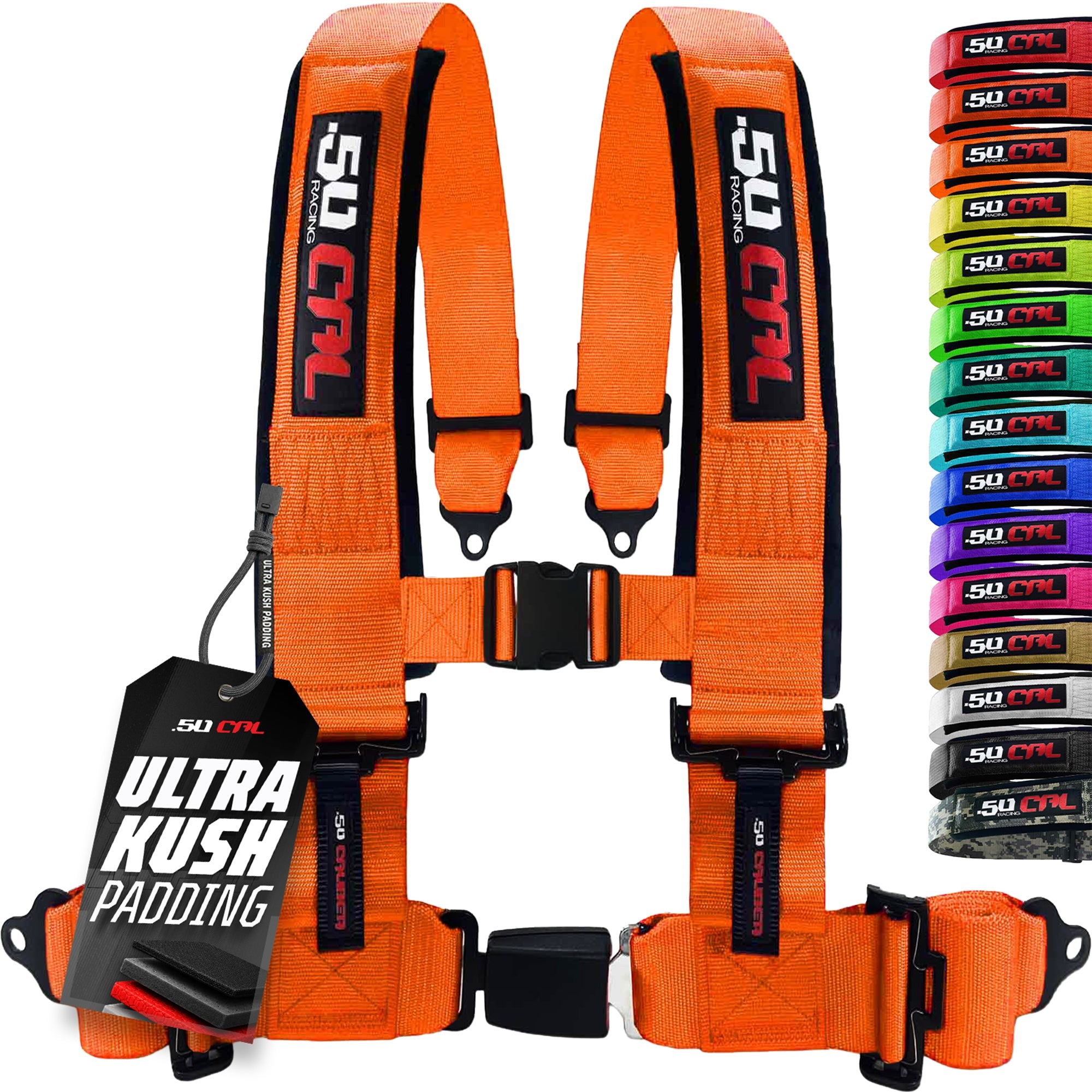 Pro Series 2" & 3" 4 point Harness with push button release