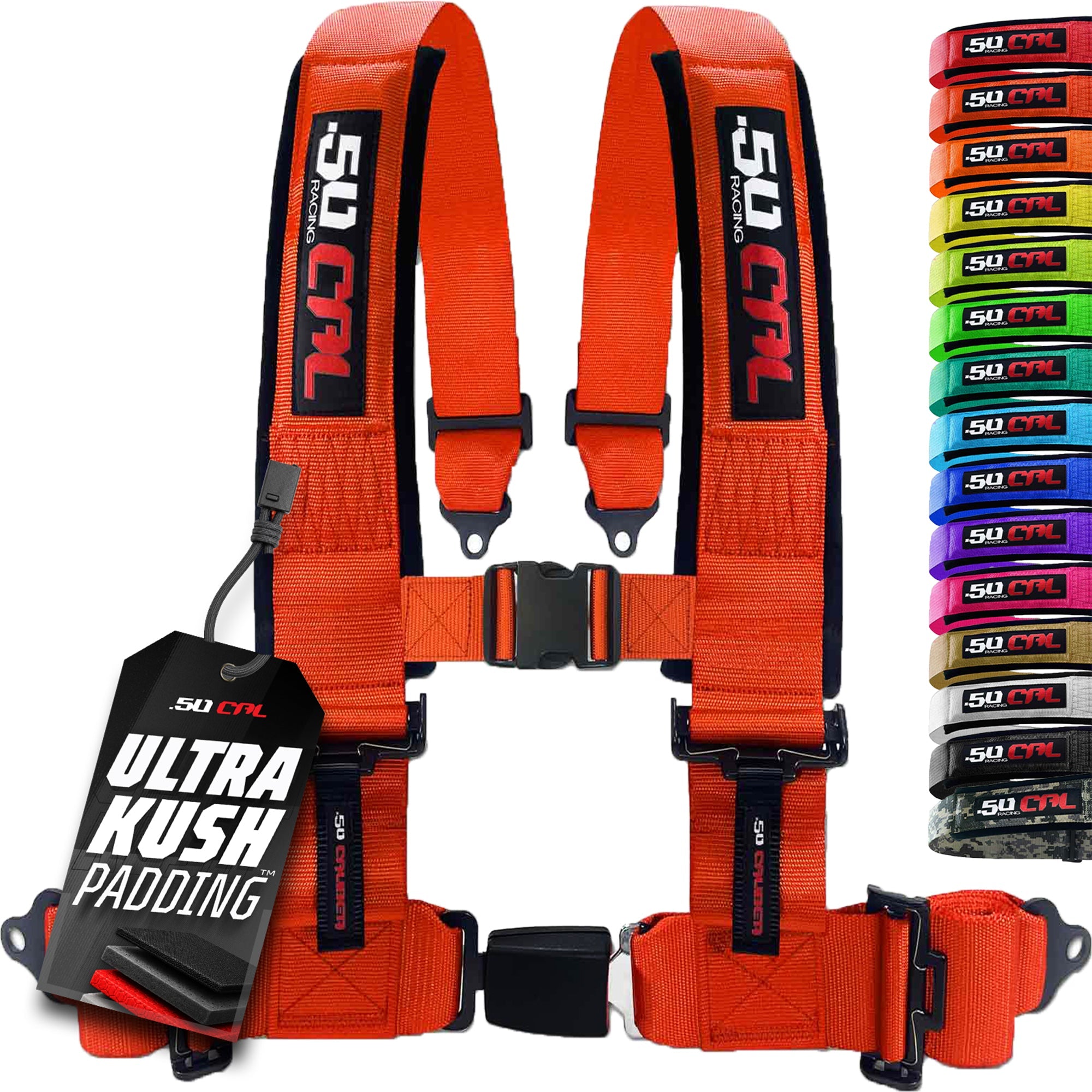 Pro Series 4 point Harness with push button release 2" & 3" available