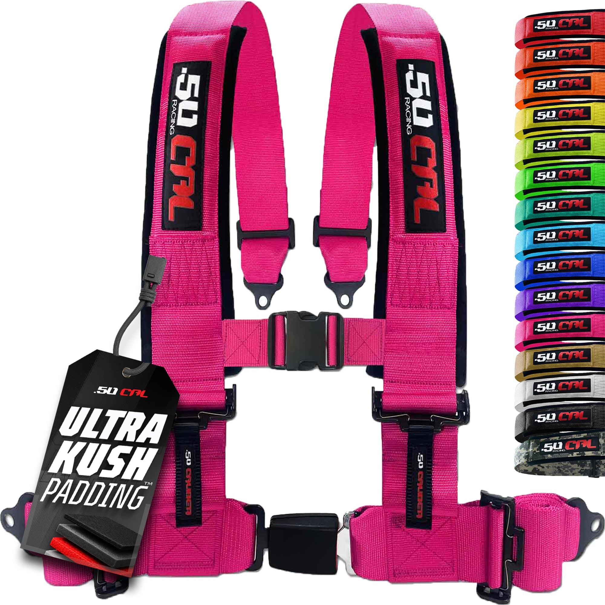 Pro Series 4 point Harness with push button release 2" & 3" available