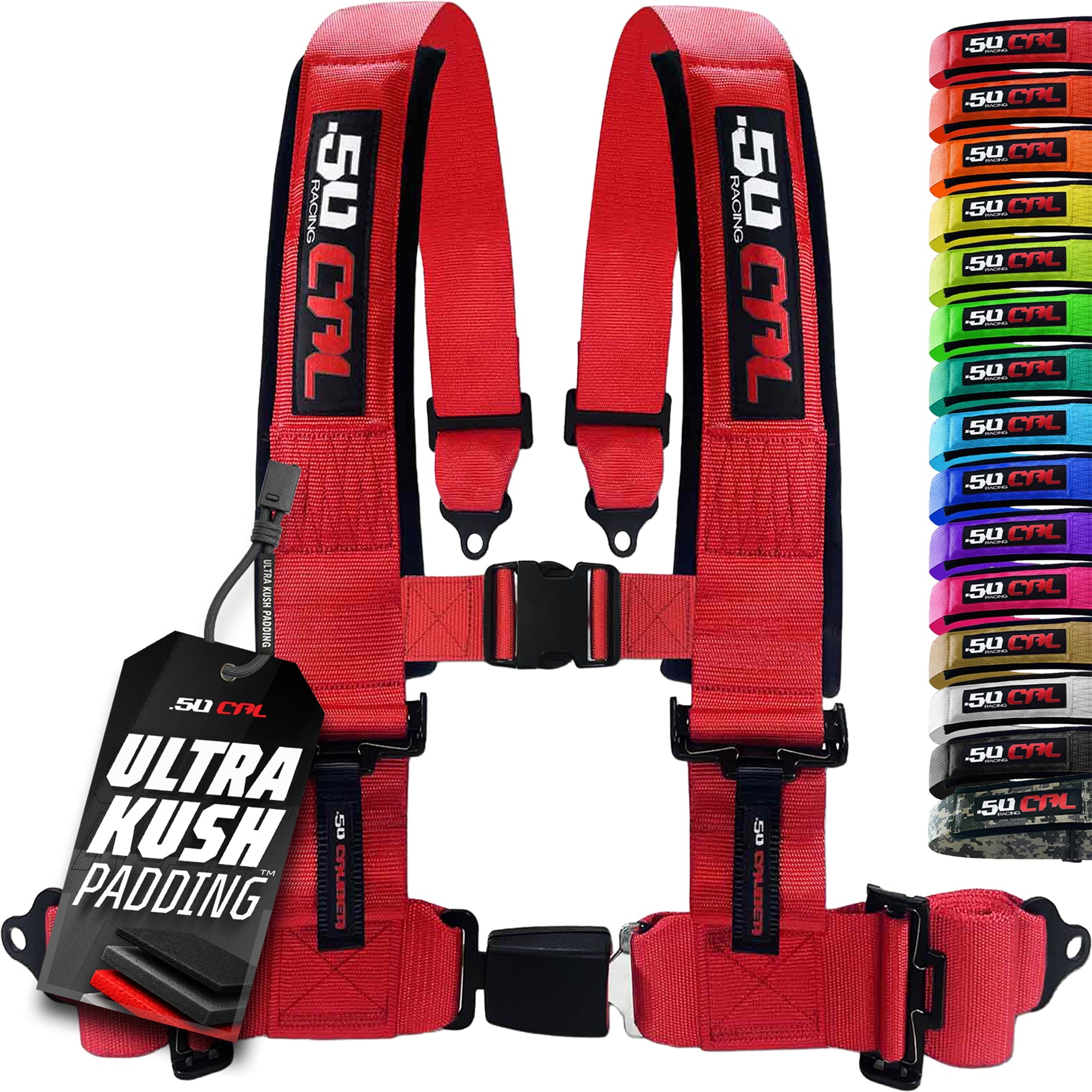 Pro Series 4 point Harness with push button release 2" & 3" available
