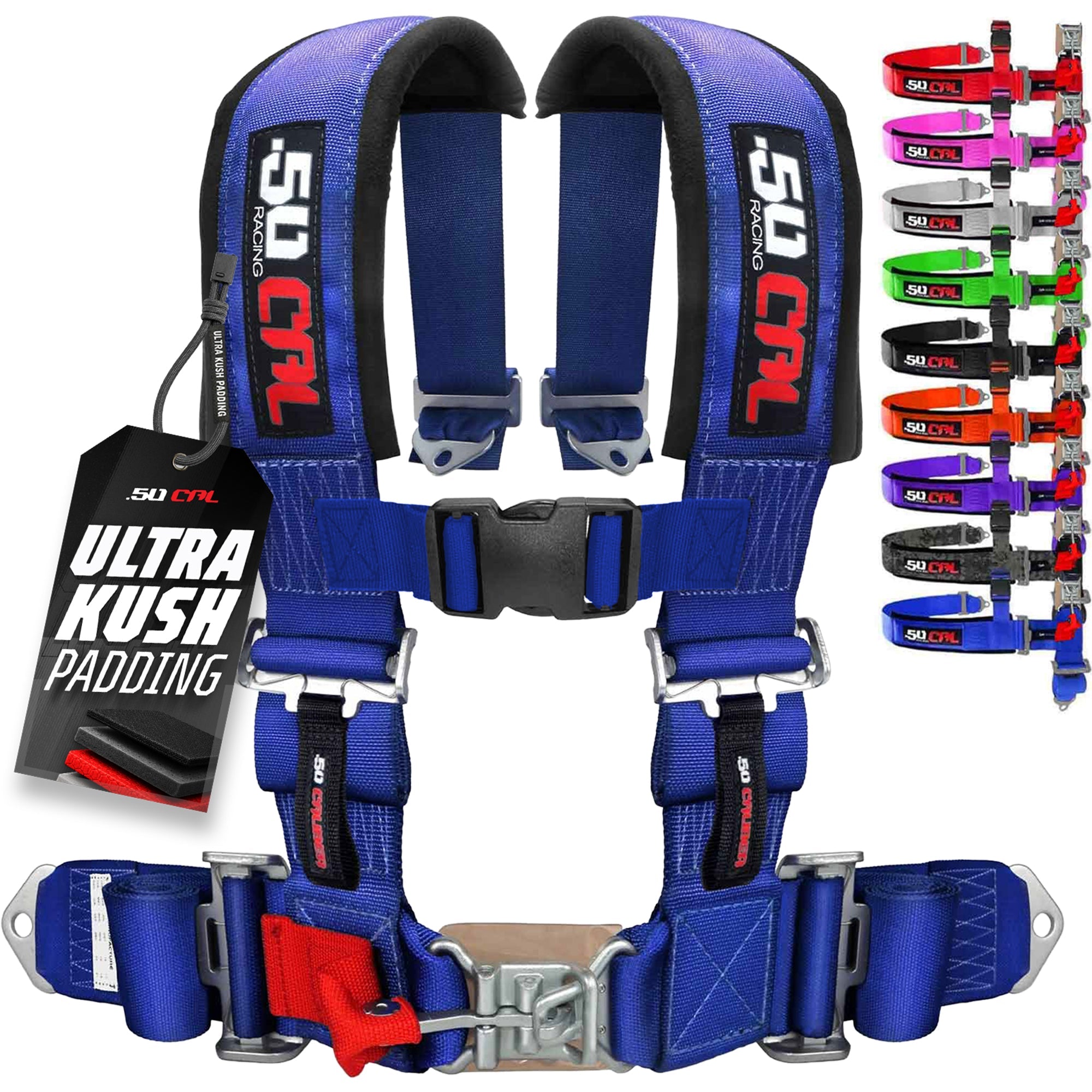 Pro Series 3" 4 point Harness Seat Belt 50 Caliber Racing