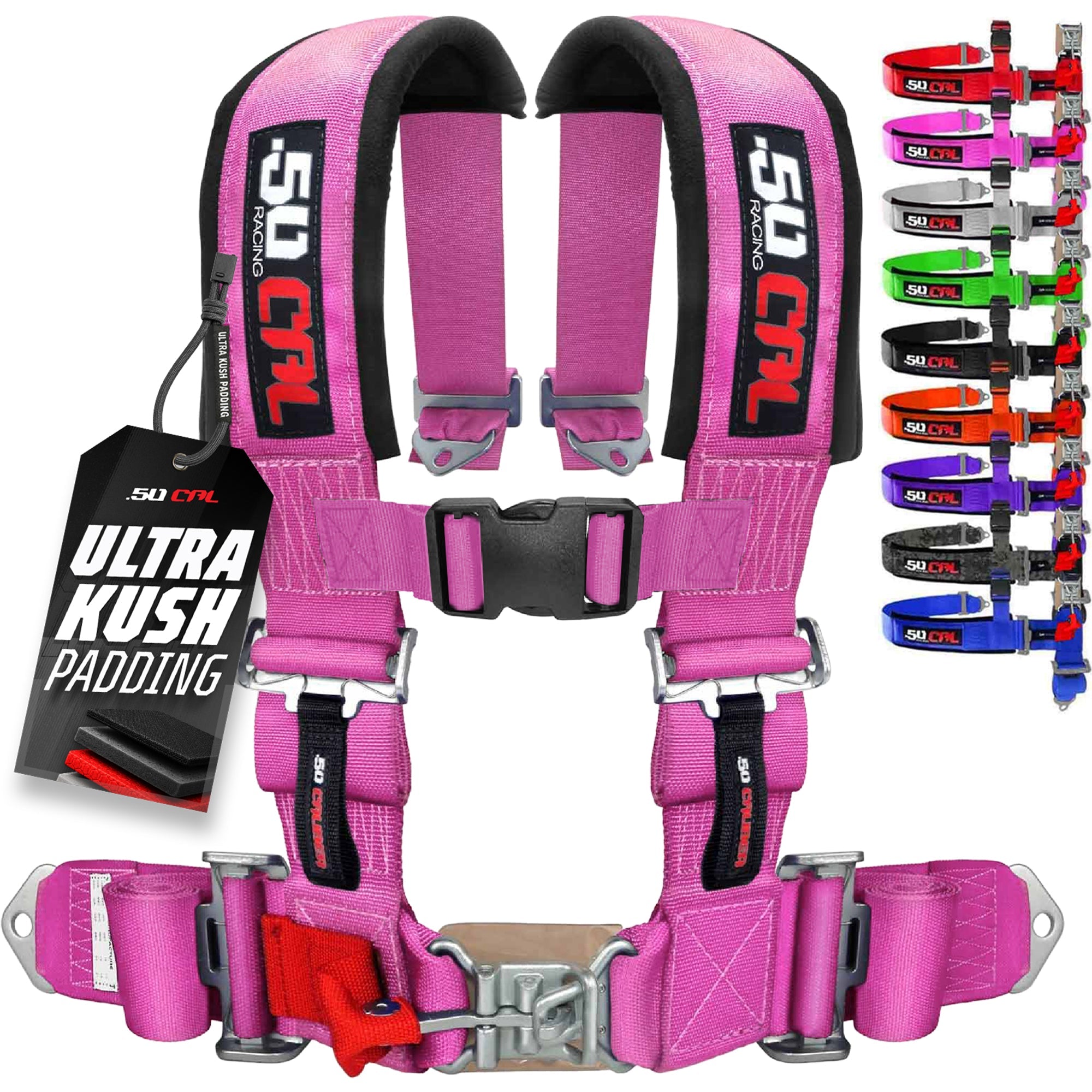 Pro Series 3" 4 point Harness Seat Belt 50 Caliber Racing