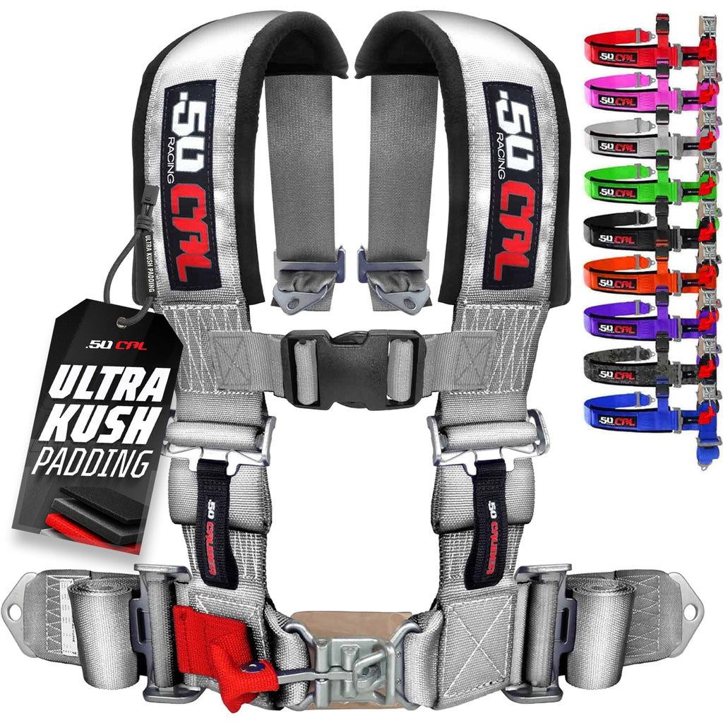 2" 4 Point Racing Harness – Pro Series Race Latch | 50 Caliber Racing