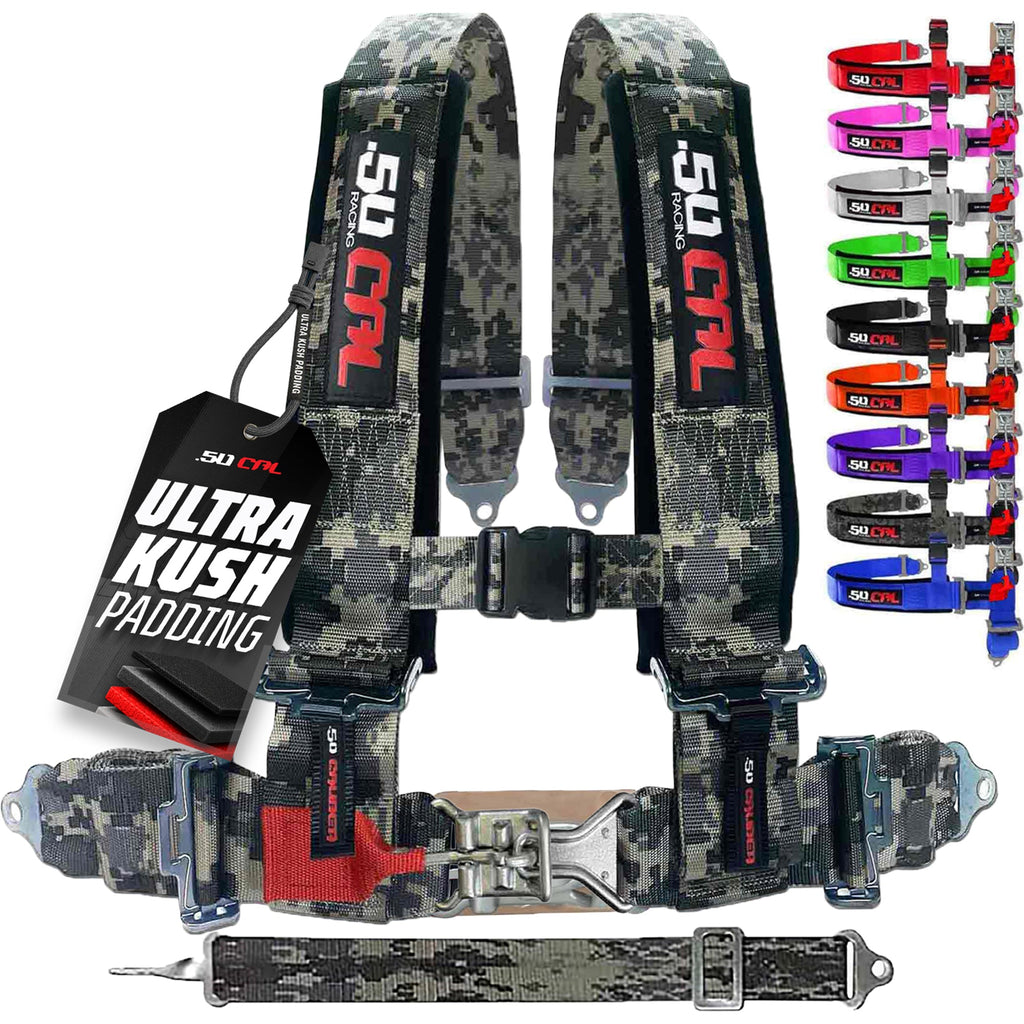 3" 5 point Pro Series Latch Harness 50 Caliber Racing Harness
