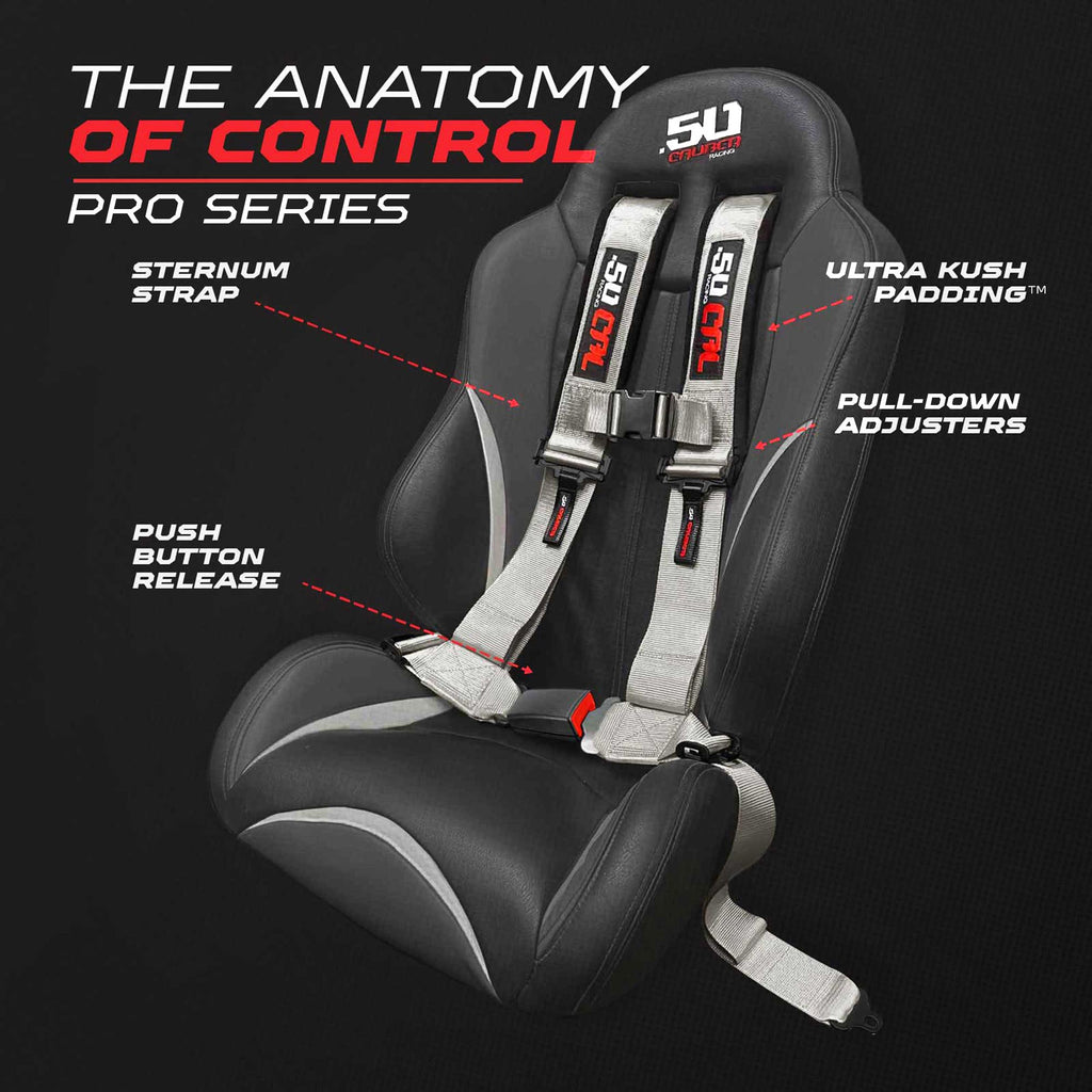 Pro Series 4 point Harness with push button release 2" & 3" available