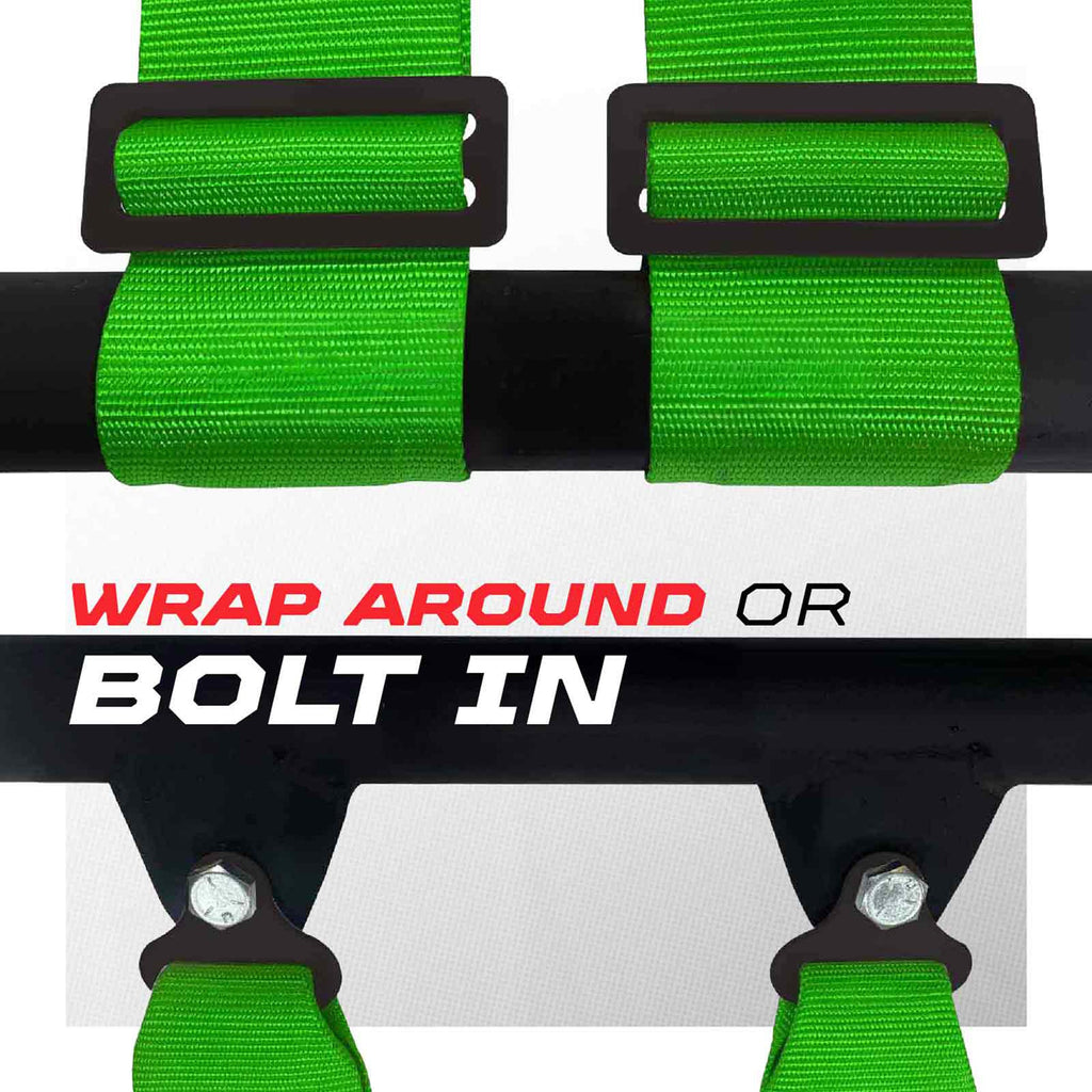 Pro Series 2" & 3" 4 point Harness with push button release
