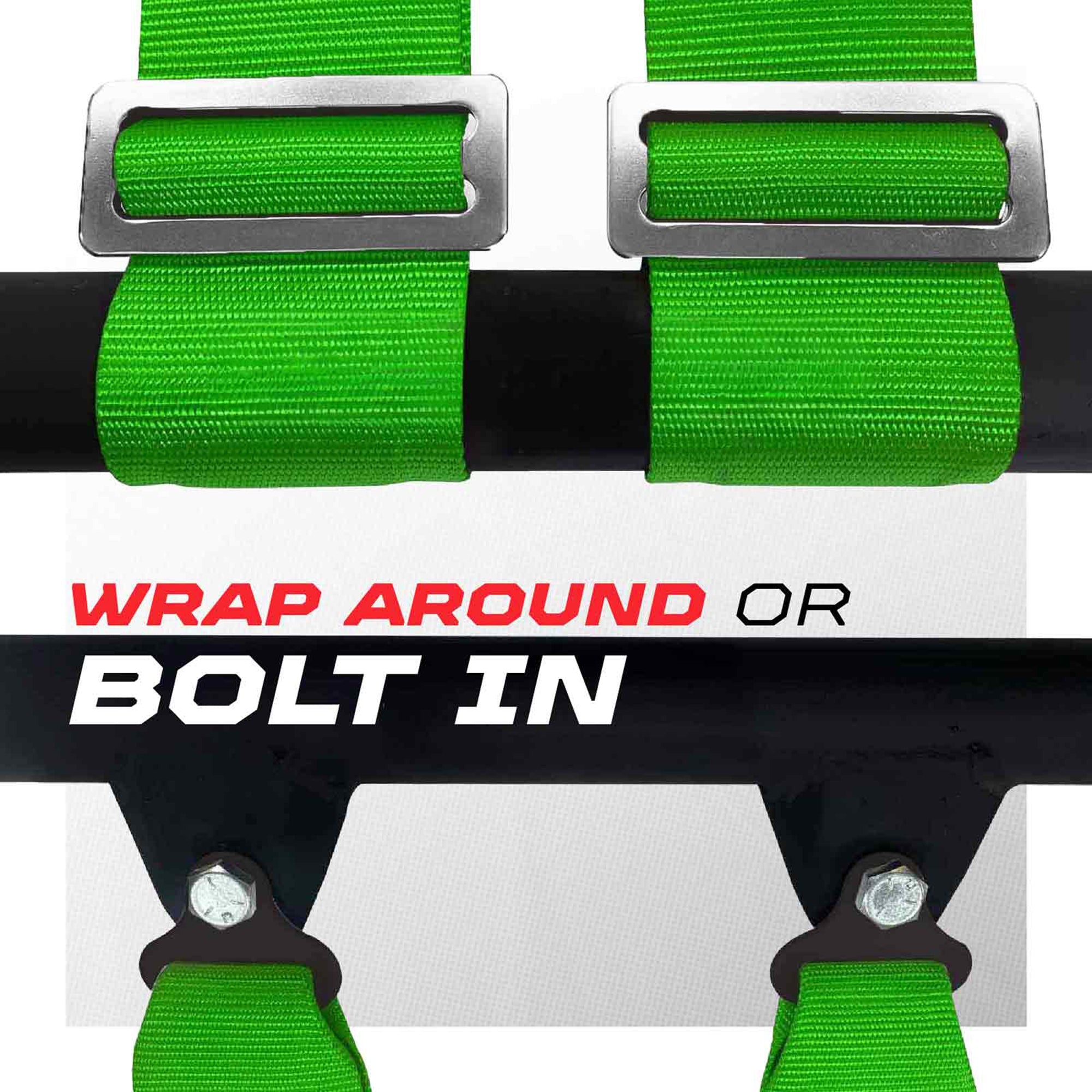 2" 5 point Pro Series Latch Harness 50 Caliber Racing Harness