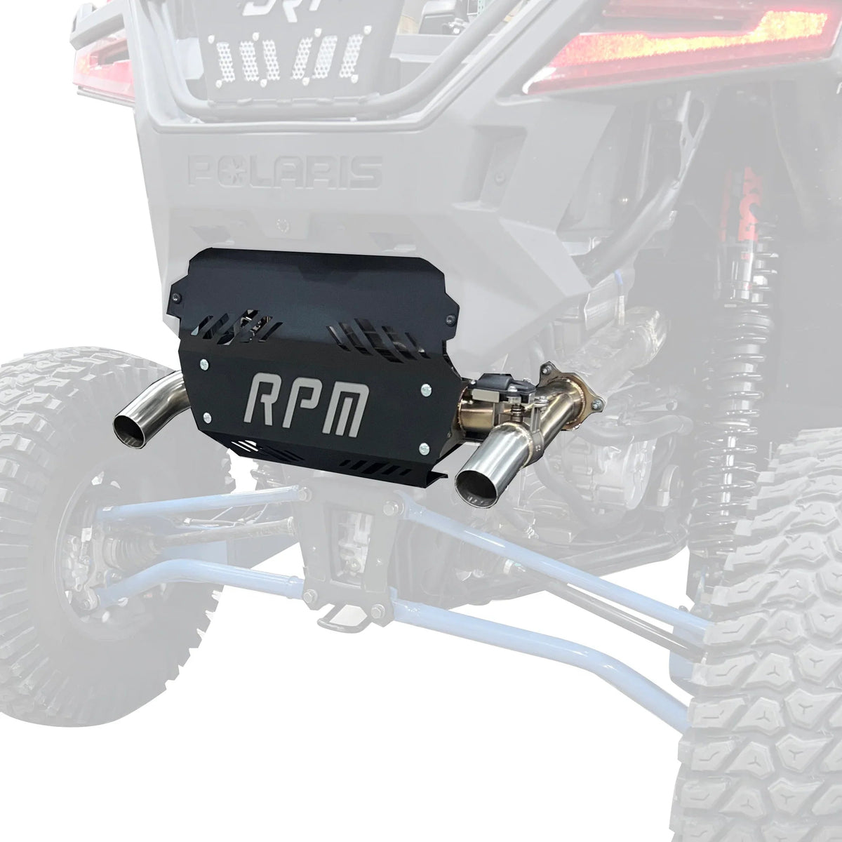 RPM SxS RZR PRO XP & Turbo R E-Valve Muffler - Dual Tip Captains Choice Exhaust - 2020-2024 PRO XP & TURBO R - RPM SXS