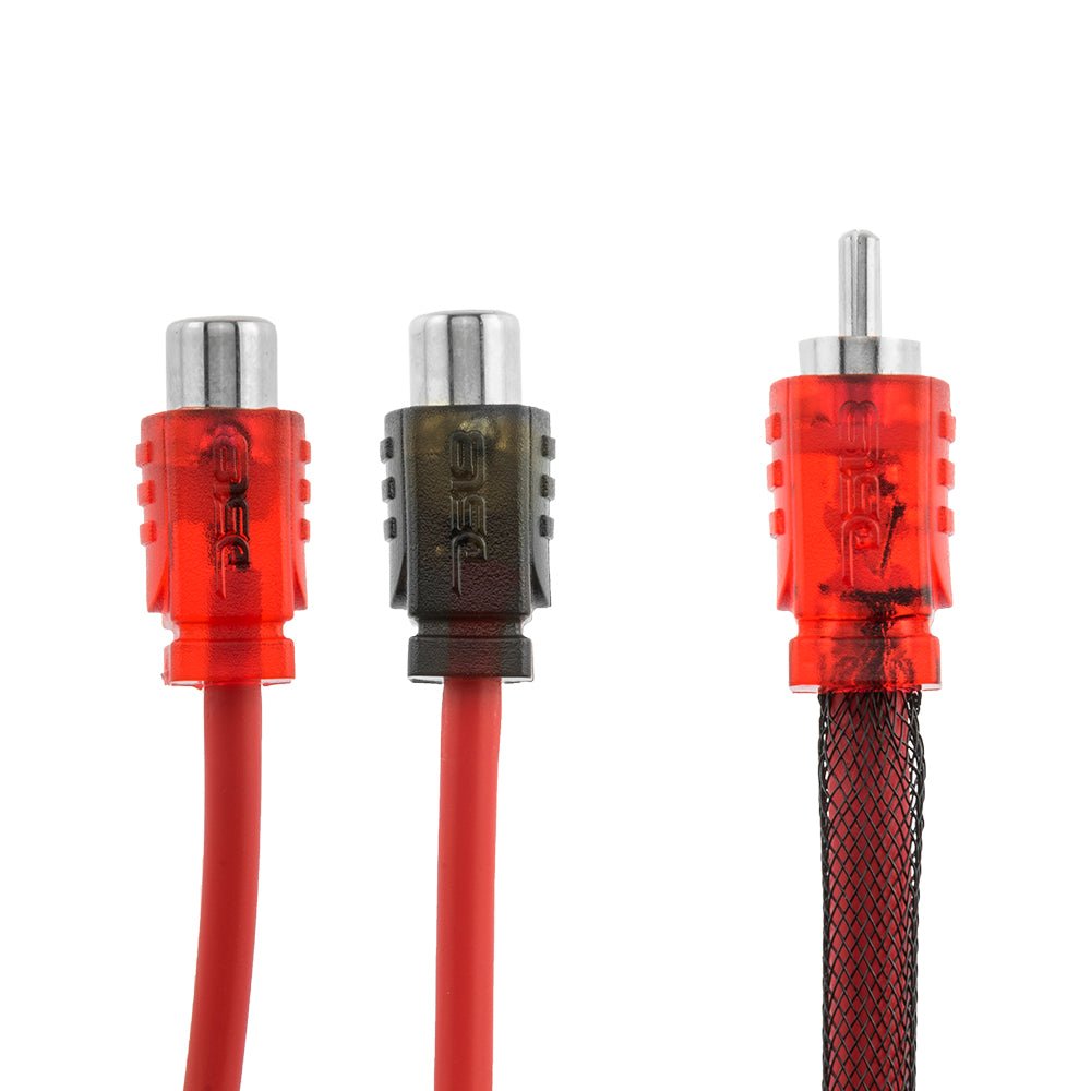 Level 2 RCA 100% OFC Y Connector - 1 Male / 2 Female
