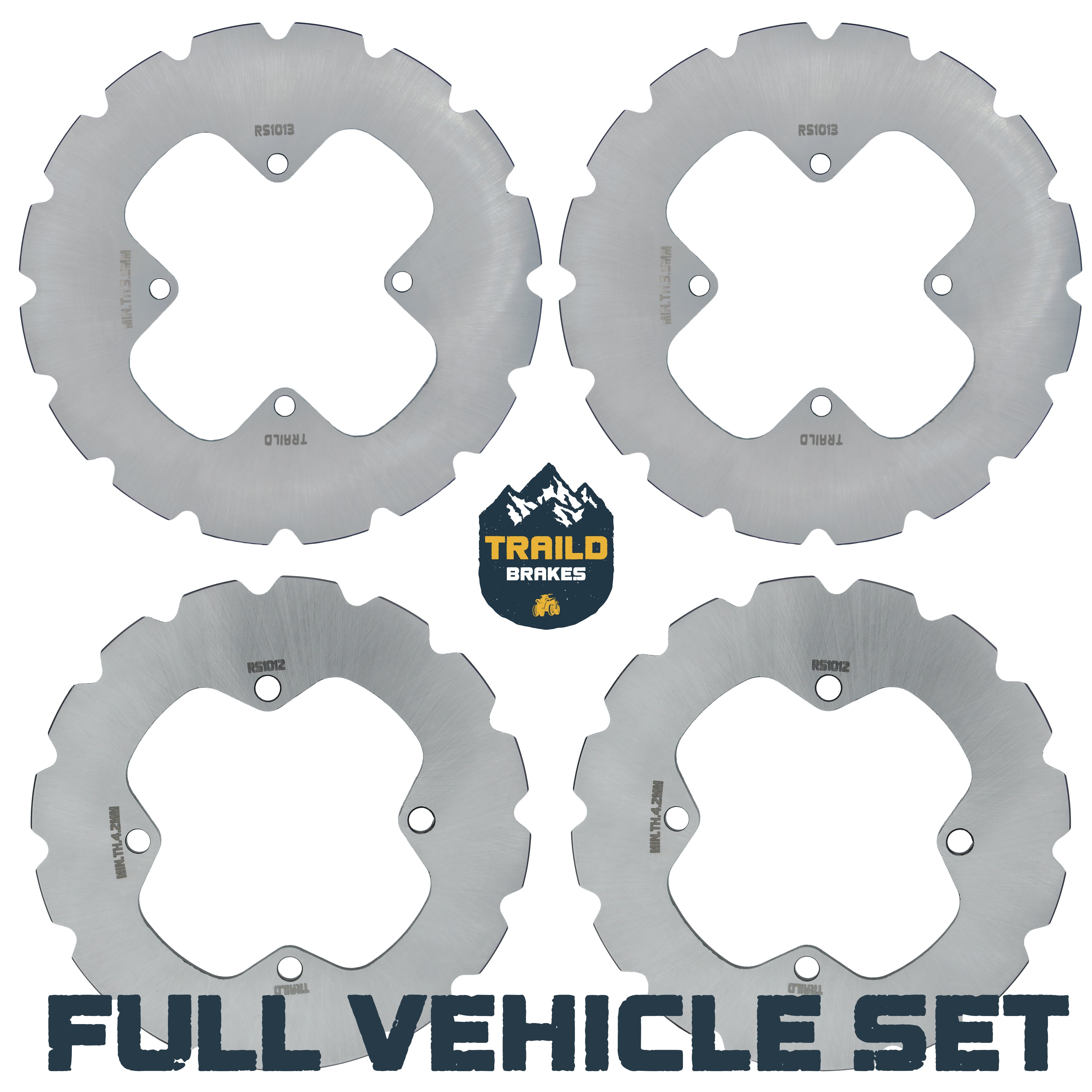 Polaris Ranger 500/570/700/800/EV 2006-2026 Ridge Rider Disc Brake Rotors