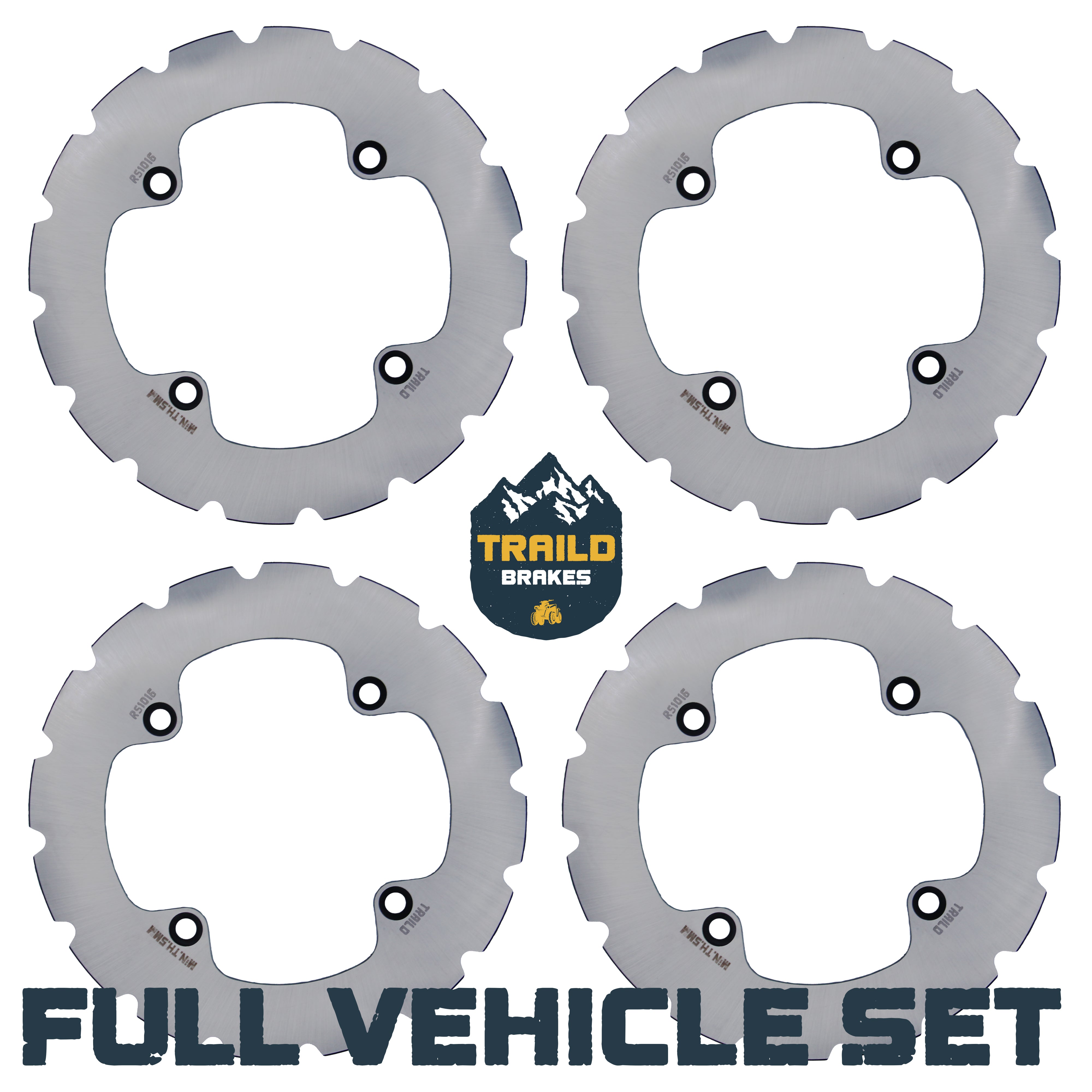 Honda Talon 1000R/1000X/1000X-4 2019-2026 Ridge Rider Disc Brake Rotor Kit