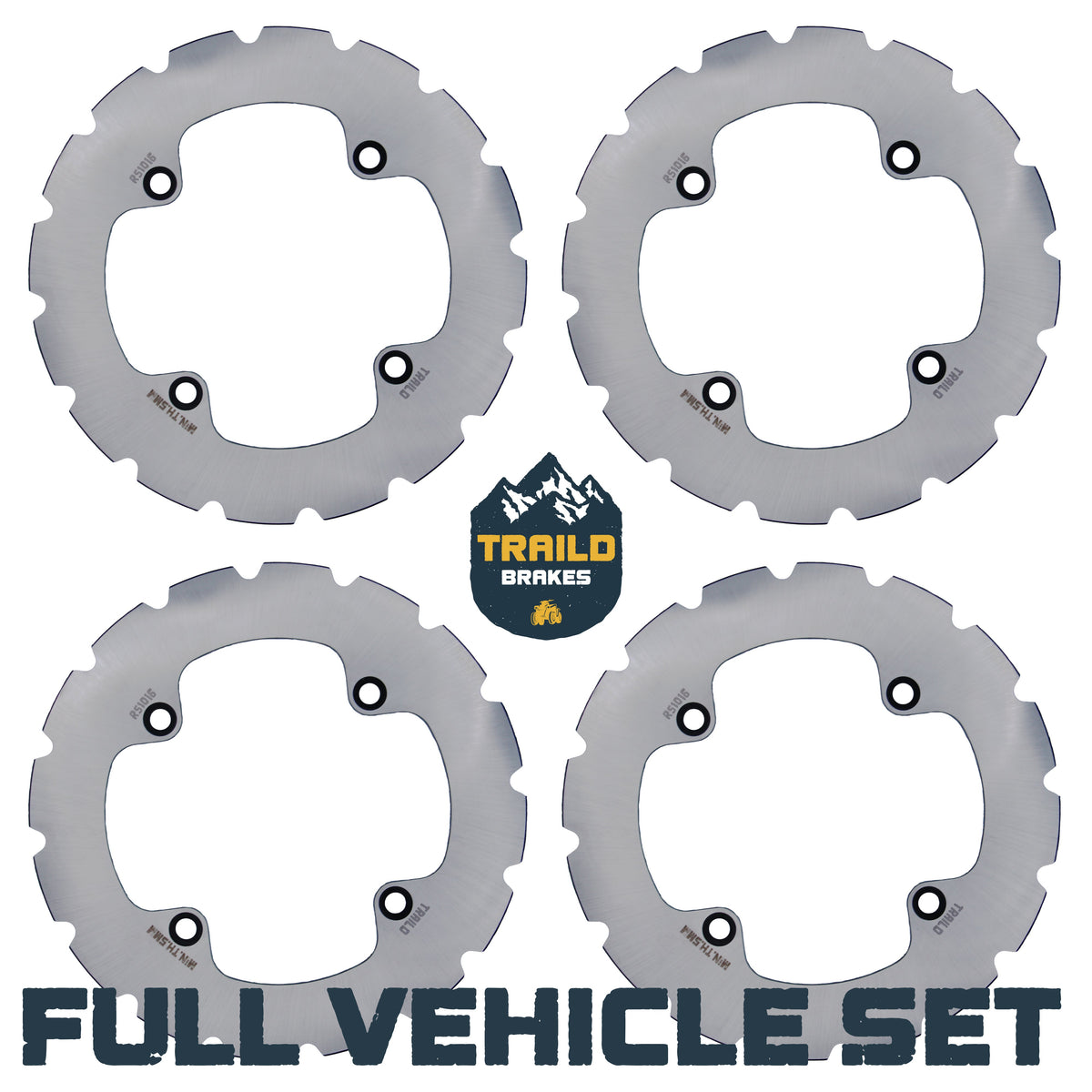 Honda Talon 1000R/1000X/1000X-4 2019-2026 Ridge Rider Disc Brake Rotor Kit