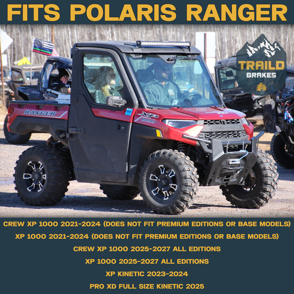 Polaris Ranger XP 1000 / XP Kinetic 2021-2027 Ridge Rider Rotor and Pad Kit