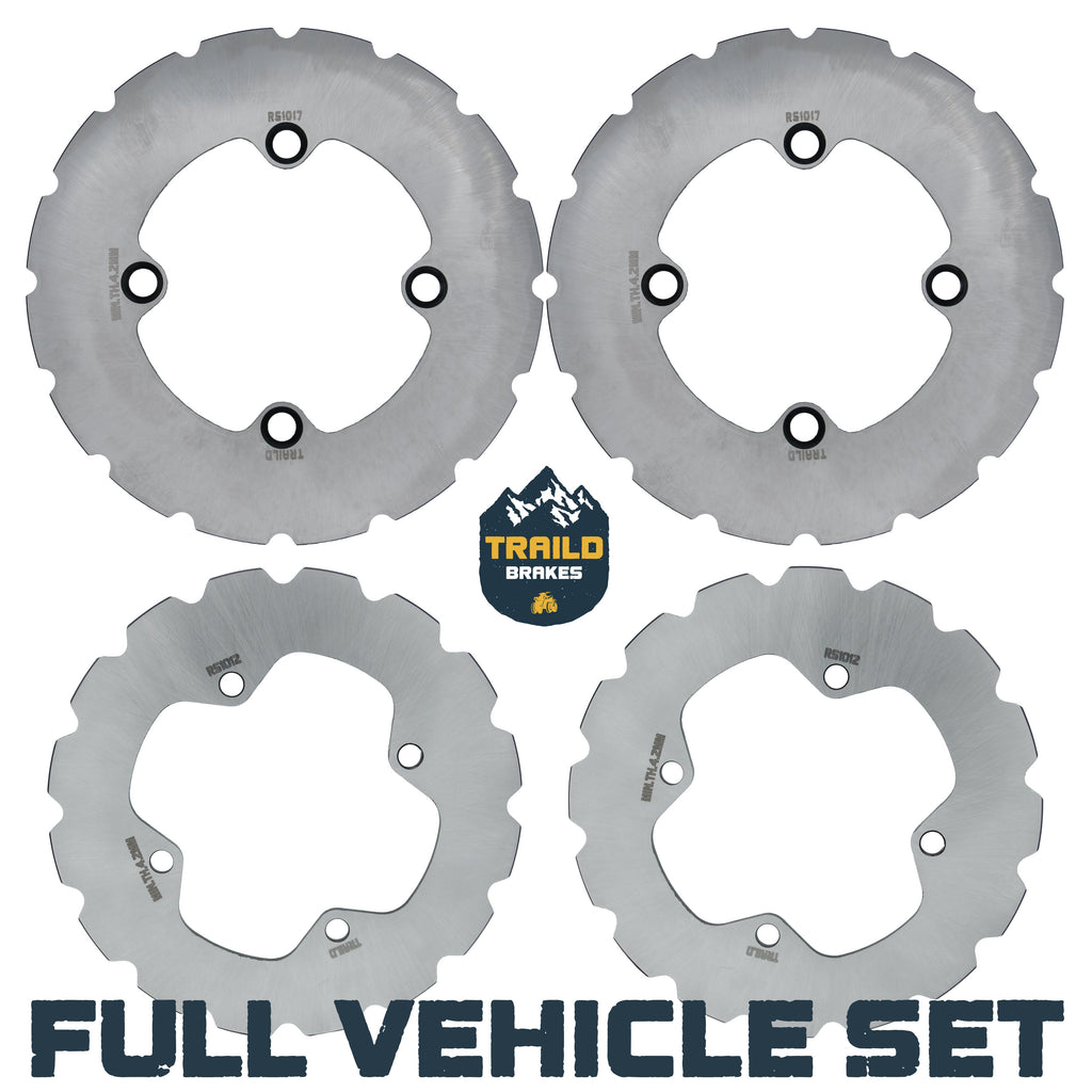 Polaris Ranger XP 1000 / XP Kinetic 2021-2027 Ridge Rider Disc Brake Rotor Kit