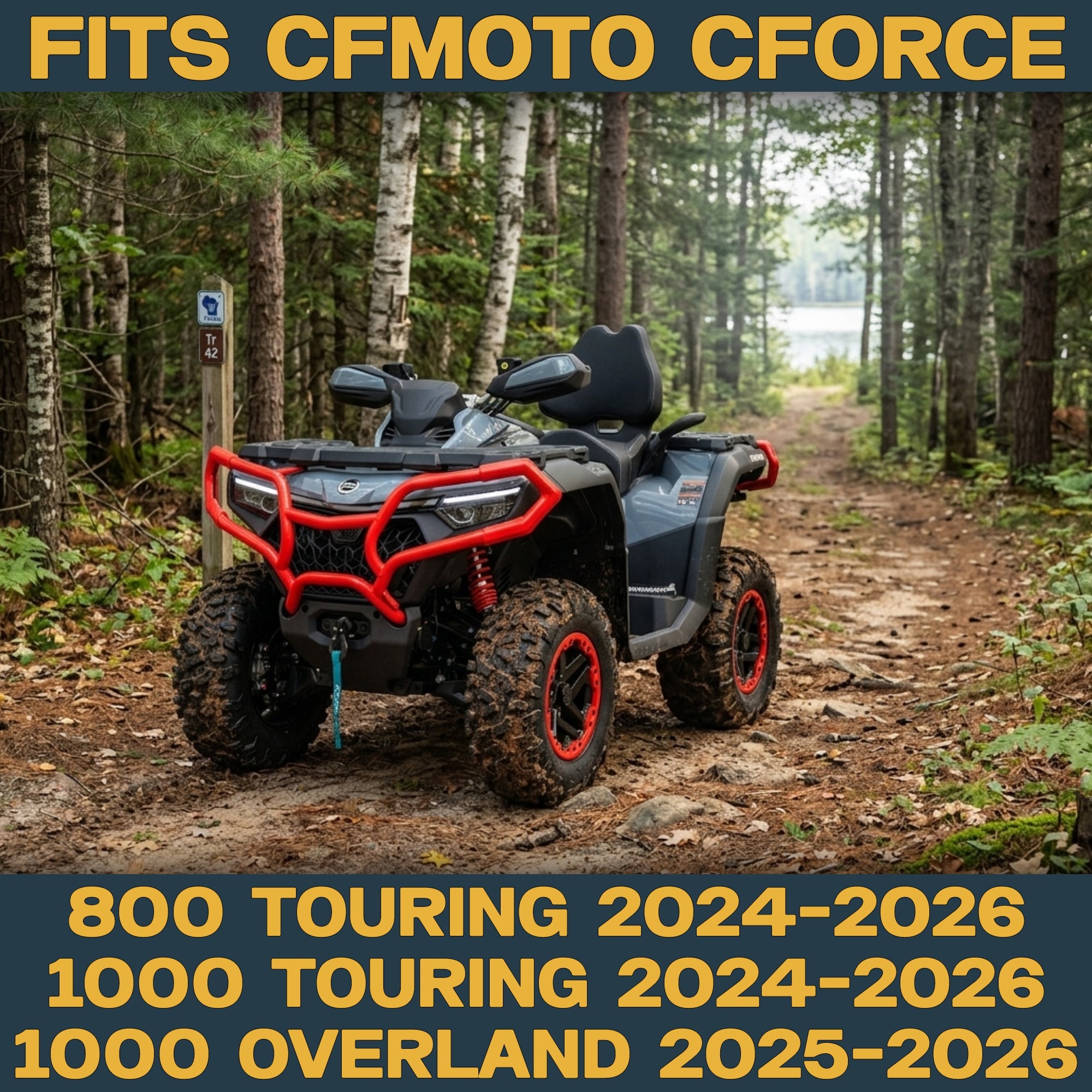 CFMoto CFORCE 800/1000 2024-2026 Ridge Rider Rotor and Pad Kit