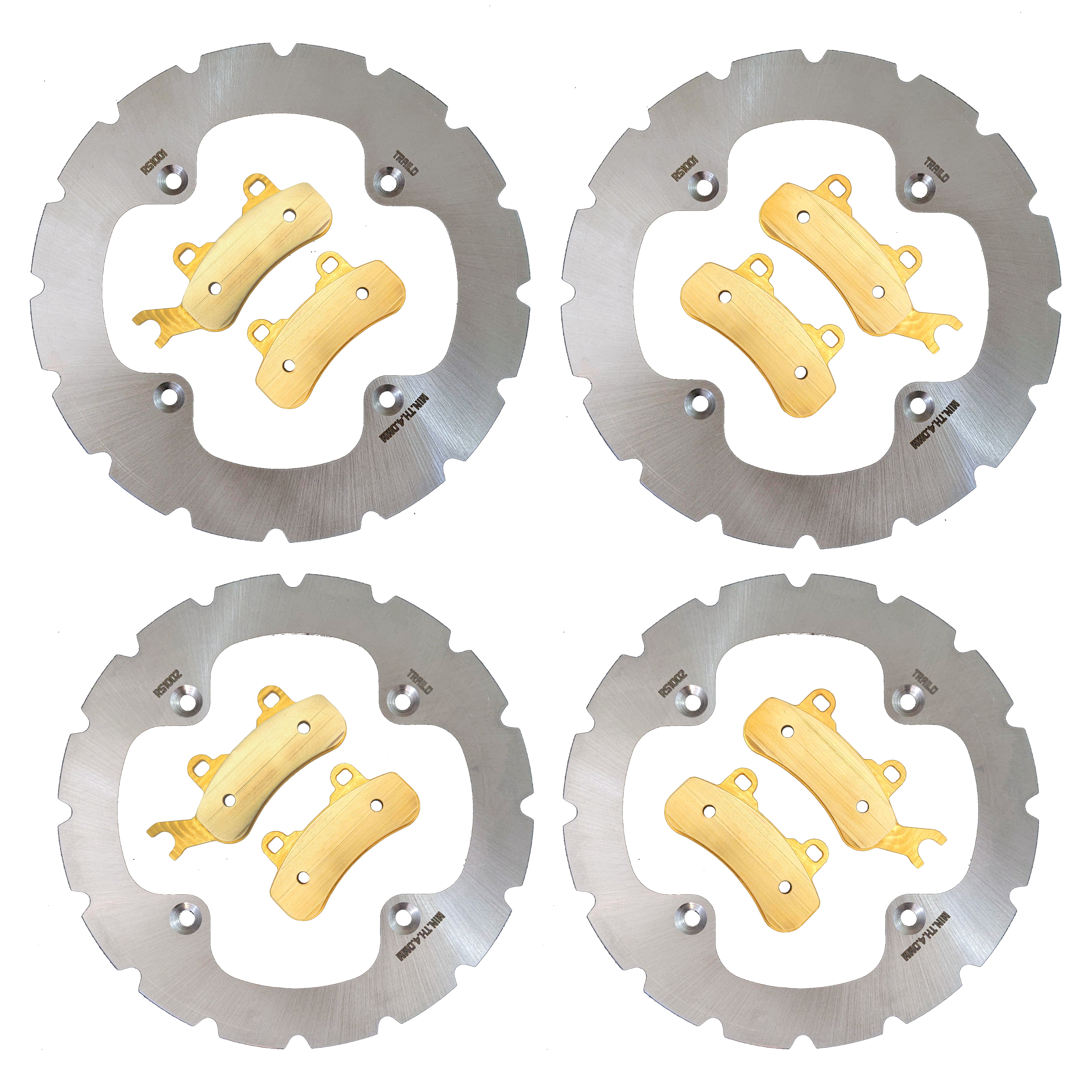 Can-Am Maverick Sport/Trail 2018-2026 Ridge Rider Rotor and Pad Kit