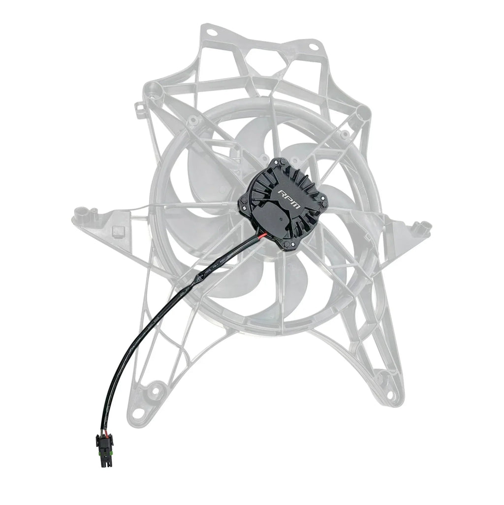 RPM Can-Am Maverick X3 MAX-CFM Brushless Radiator Fan Motor Upgrade Kit
