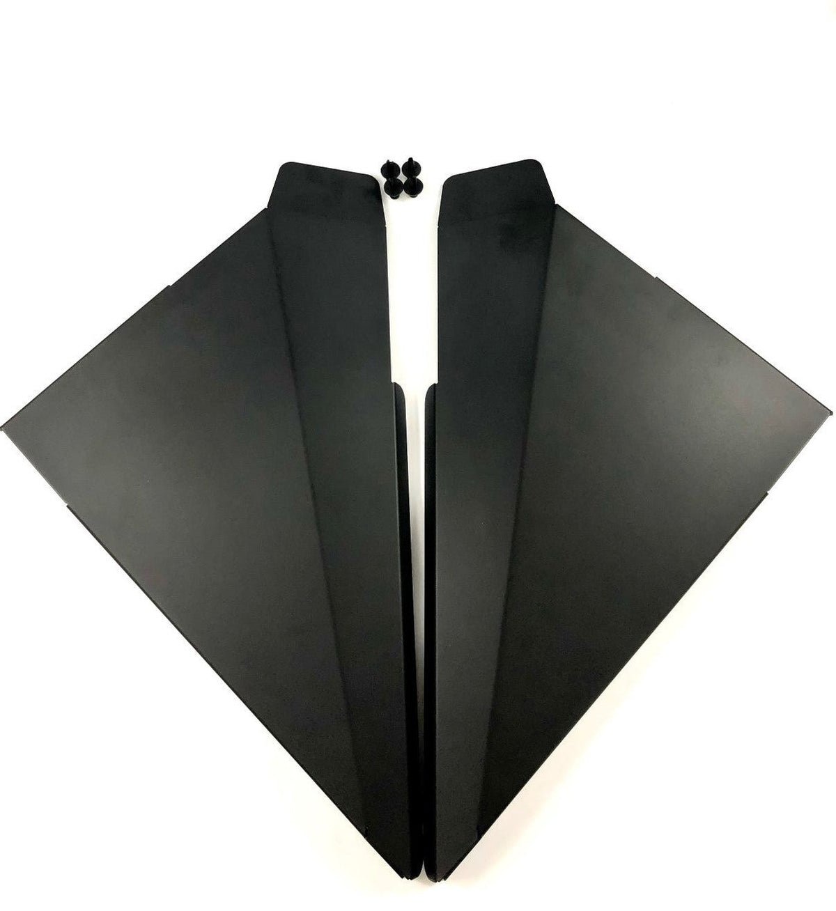 Polaris RZR Pro XP Door Panel Inserts Make your ride easier on your legs and knees with a set of our Polaris RZR Pro XP Door Panel Inserts. Provides protection from trail debris and mud coming into the side and floorboard area of the cab.