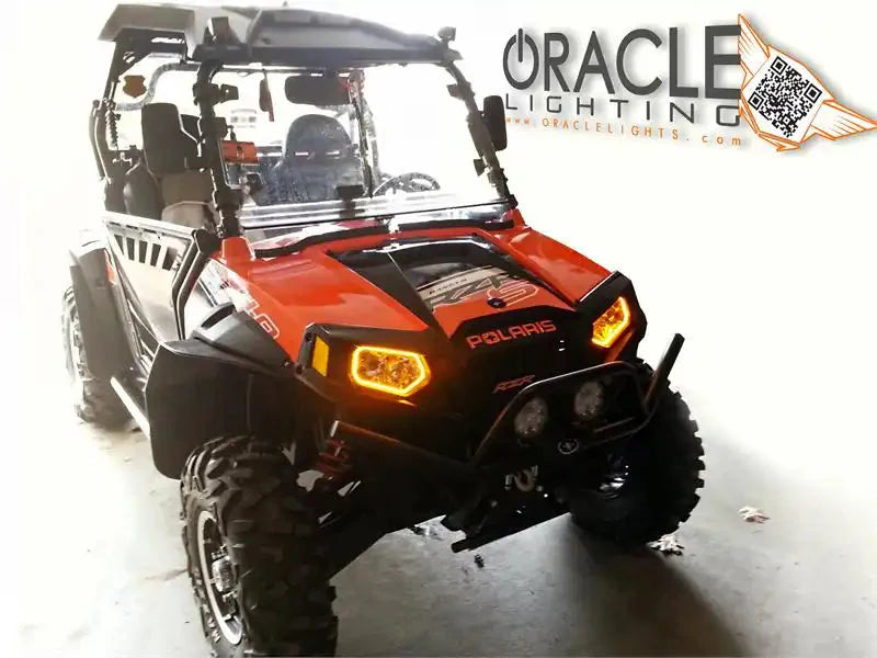 ORACLE Lighting 2009-2016 Polaris RZR LED Headlight Halo Kit