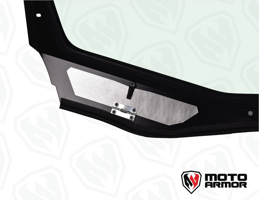 Maverick "R" Vented Glass Windshield with Wipers