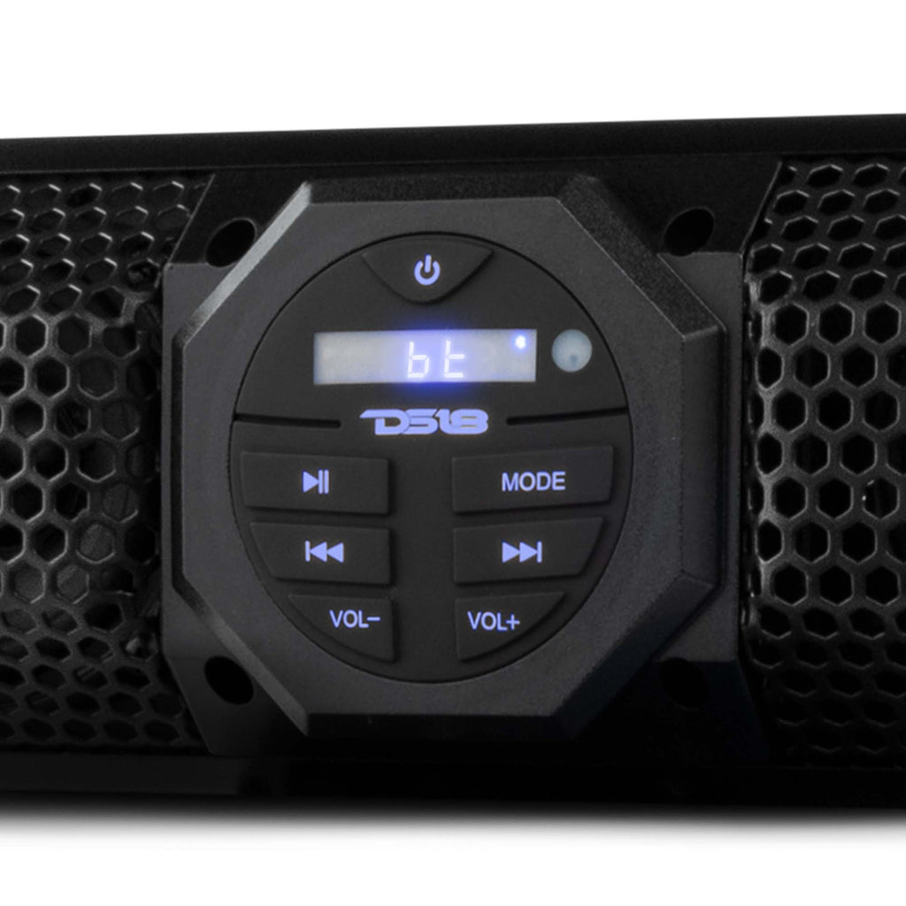 37" Marine Amplified with Bluetooth Sound Bar Speaker System 10 Speakers 1200 Watts
