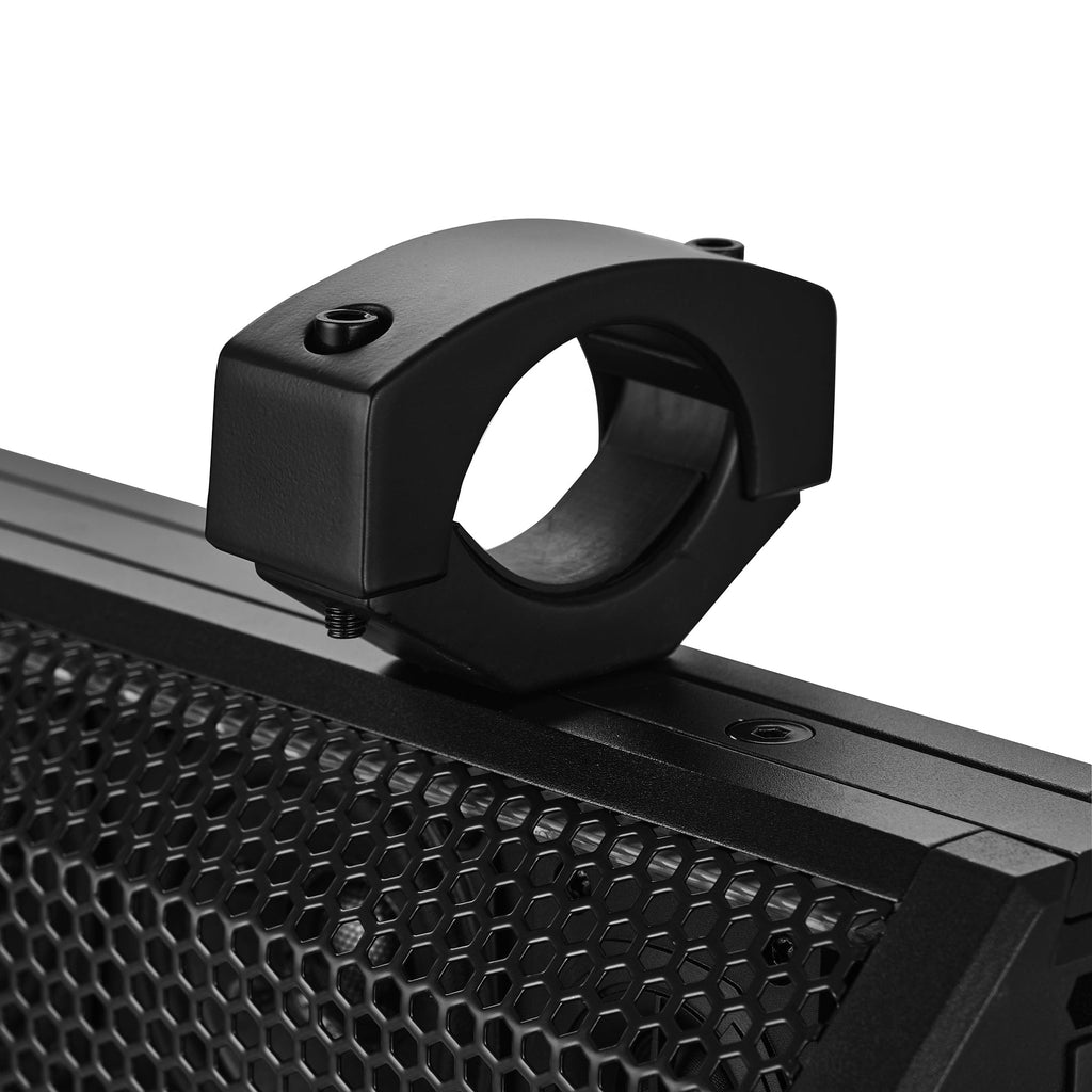 37" Marine Sound Bar Speaker System, 10 Speakers 1200 Watts, Bluetooth® v5.0, Rotating Control Panel