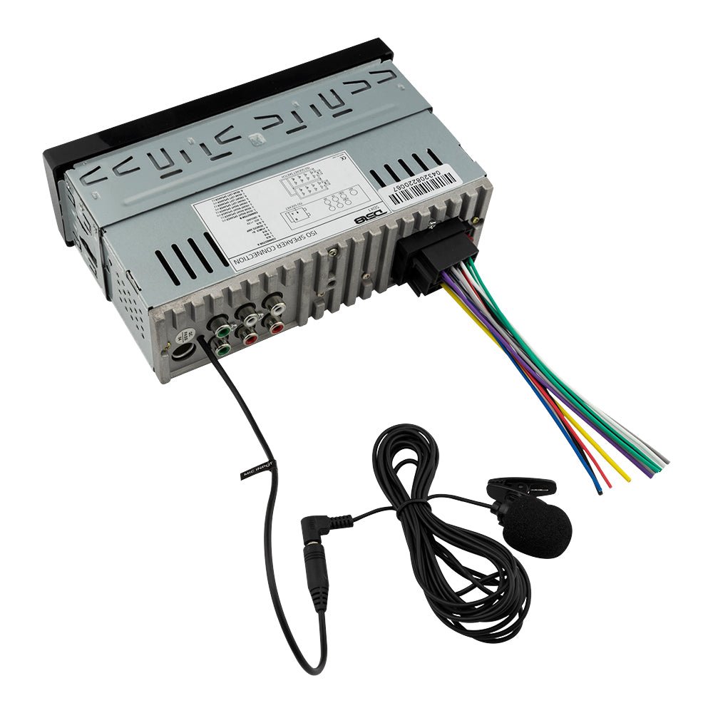 Single-DIN Digital Media Receiver Mech-Less Player, Bluetooth, Dual USB ,7 Volt Preouts
